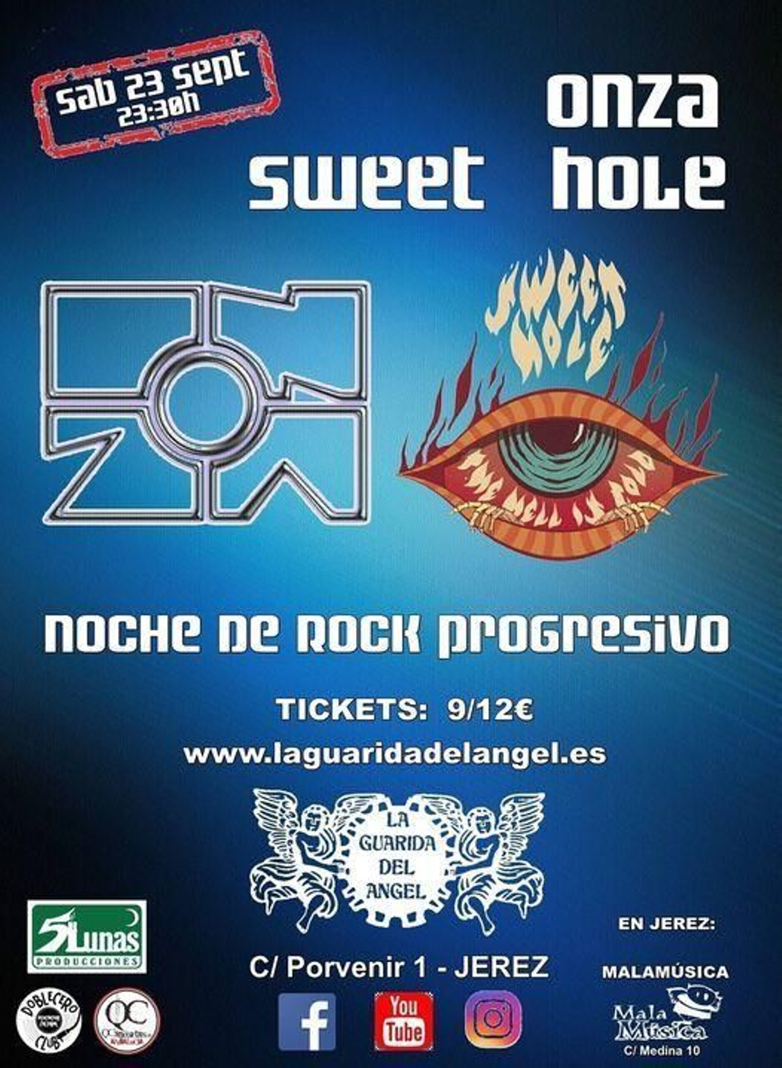 Rock progresivo en La Guarida del Ángel