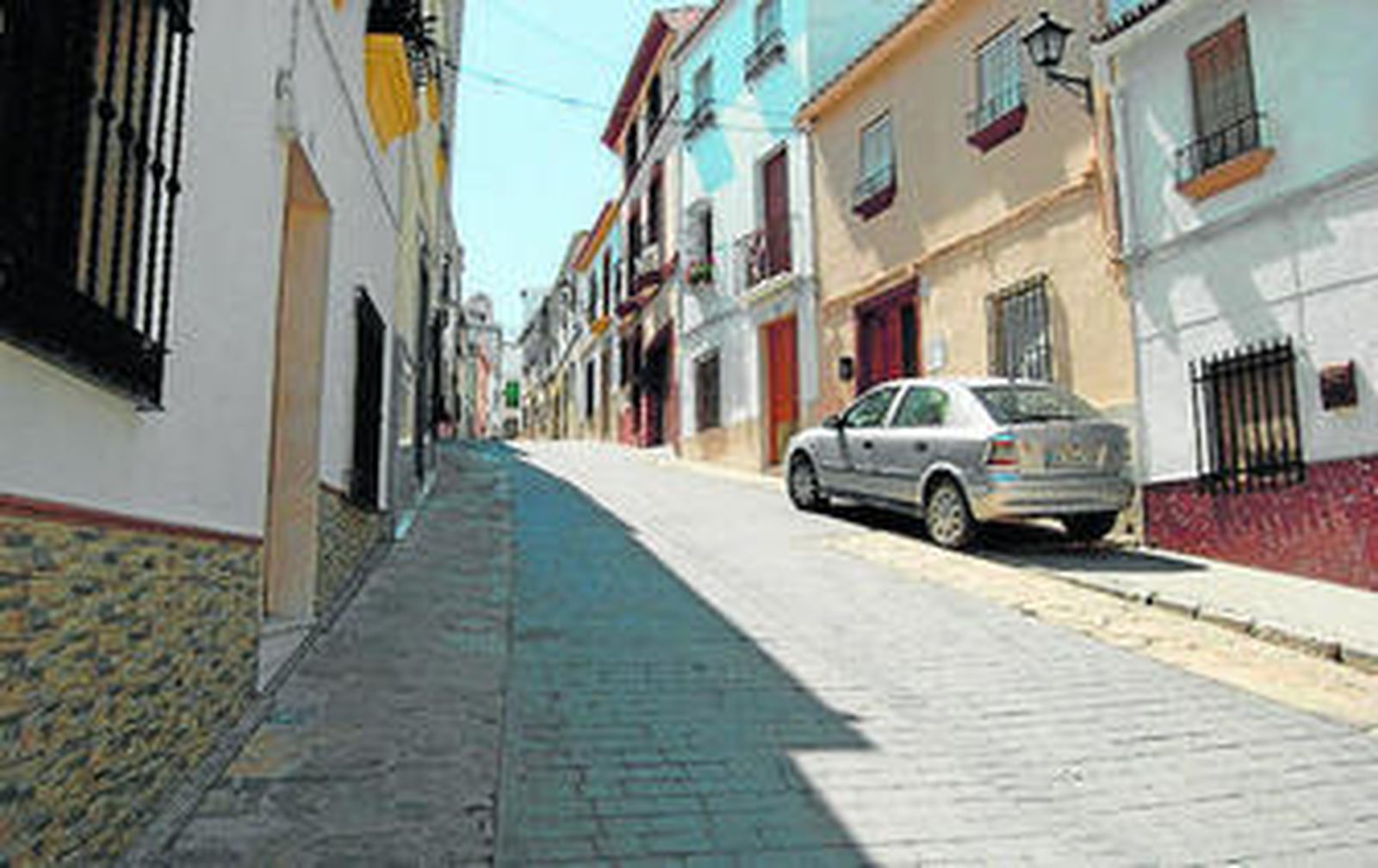 Aspecto actual de la vía que será objeto de reformas.