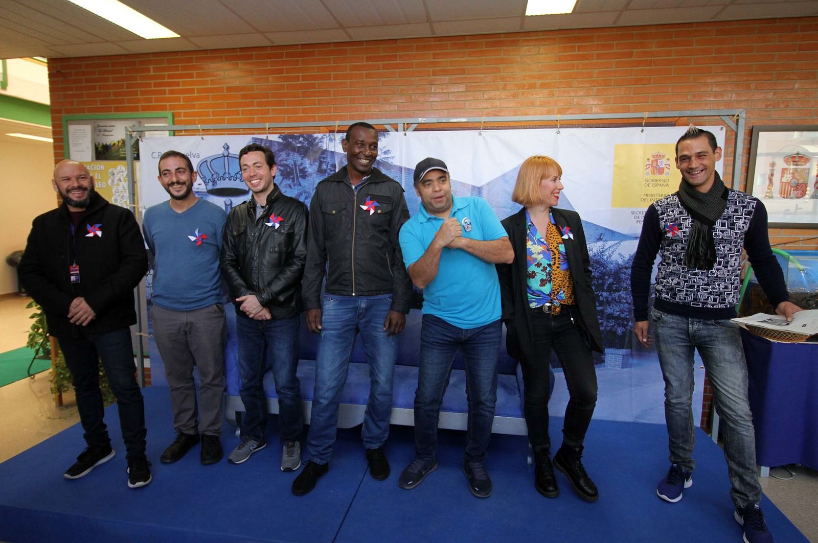 "El Piedra" visita la cárcel de Huelva, en imágenes