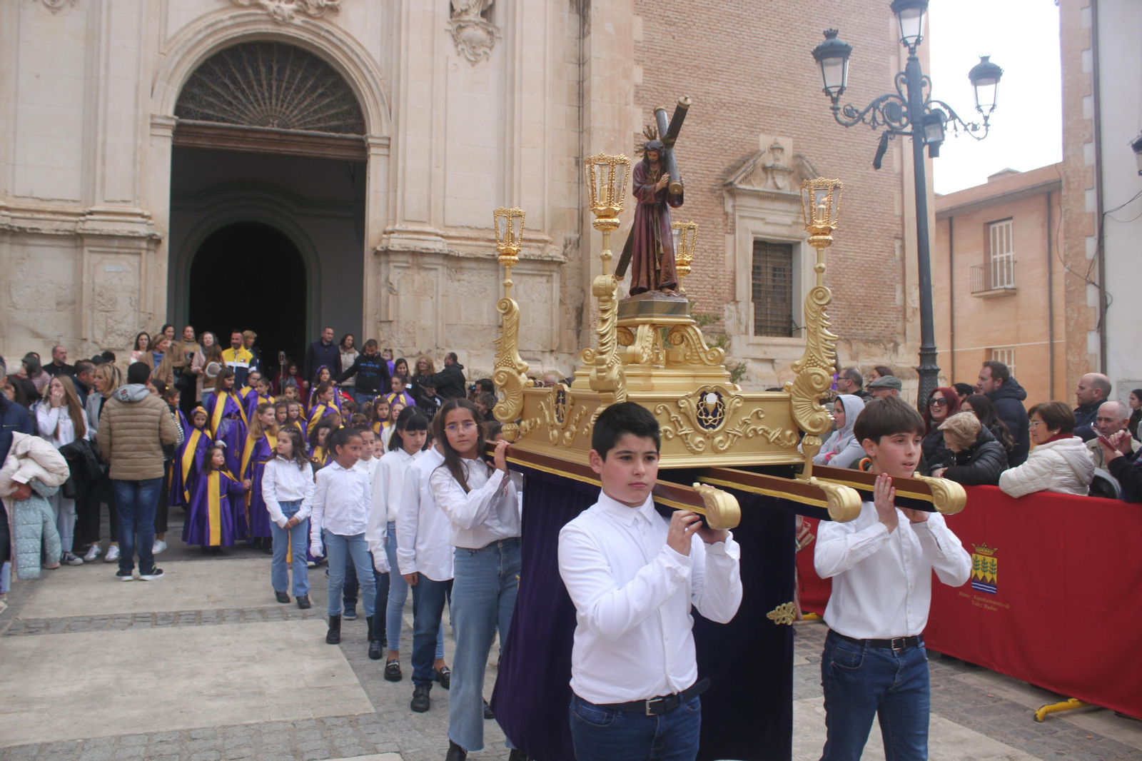 La procesión infantil de Vélez Rubio, en imágenes