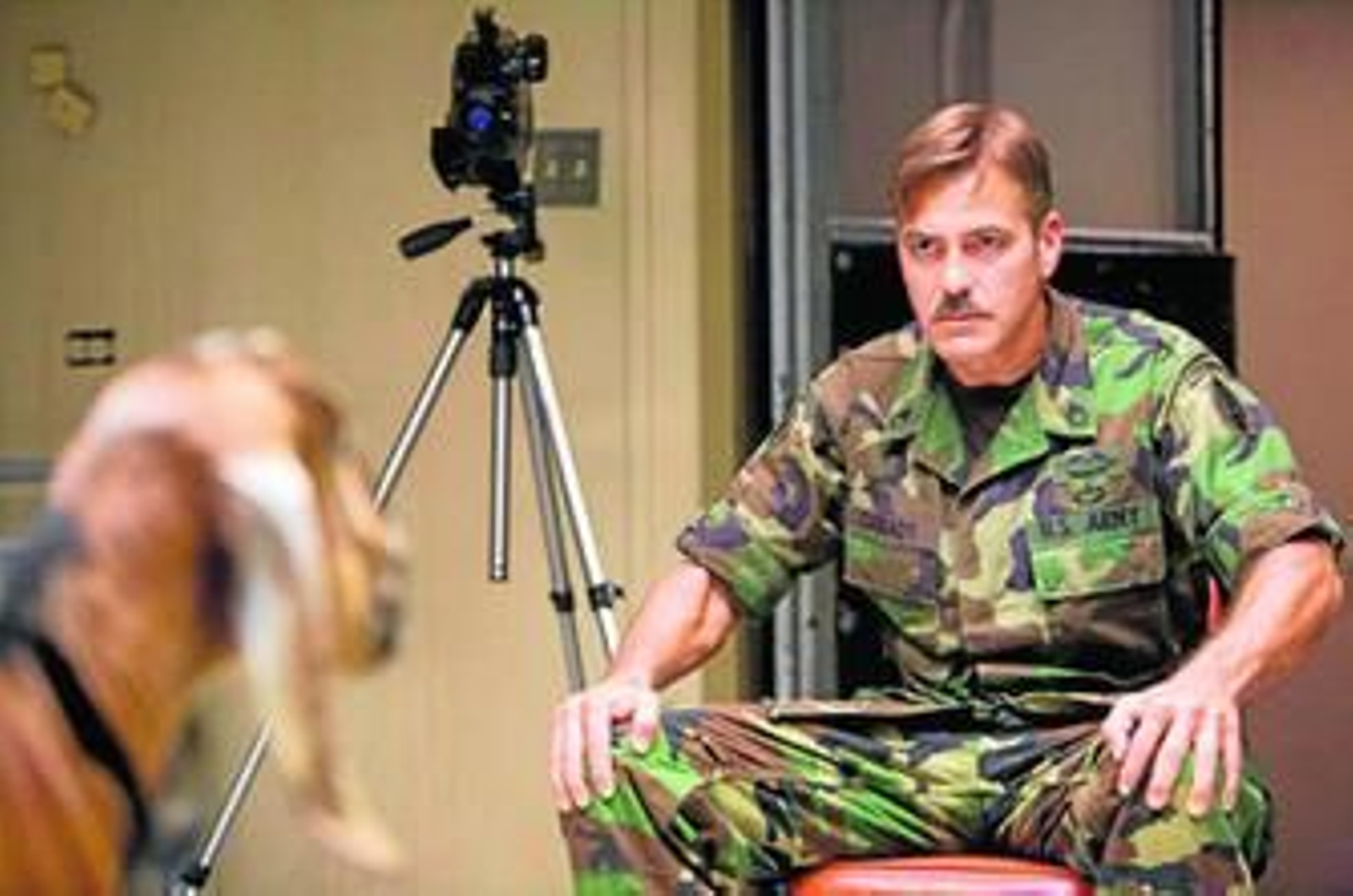 George Clooney protagoniza 'Los hombres que miraban fijamente a las cabras'.