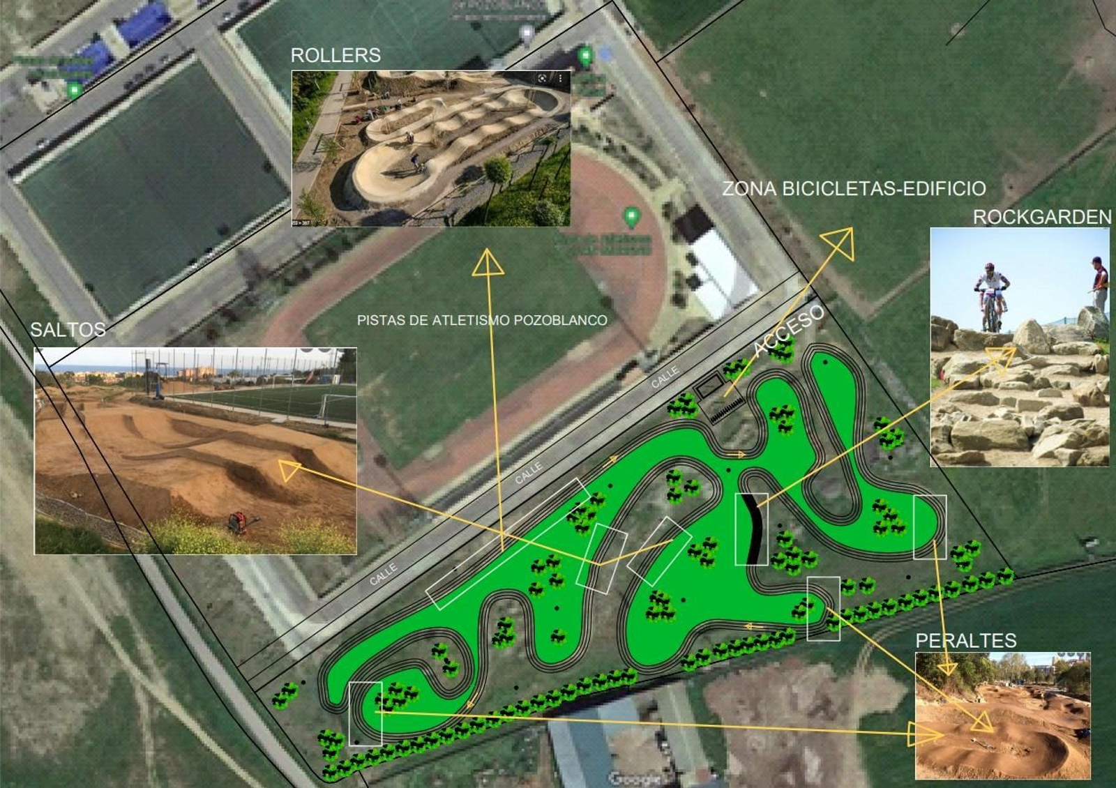Así será el circuito de ciclismo de montaña de Pozoblanco.