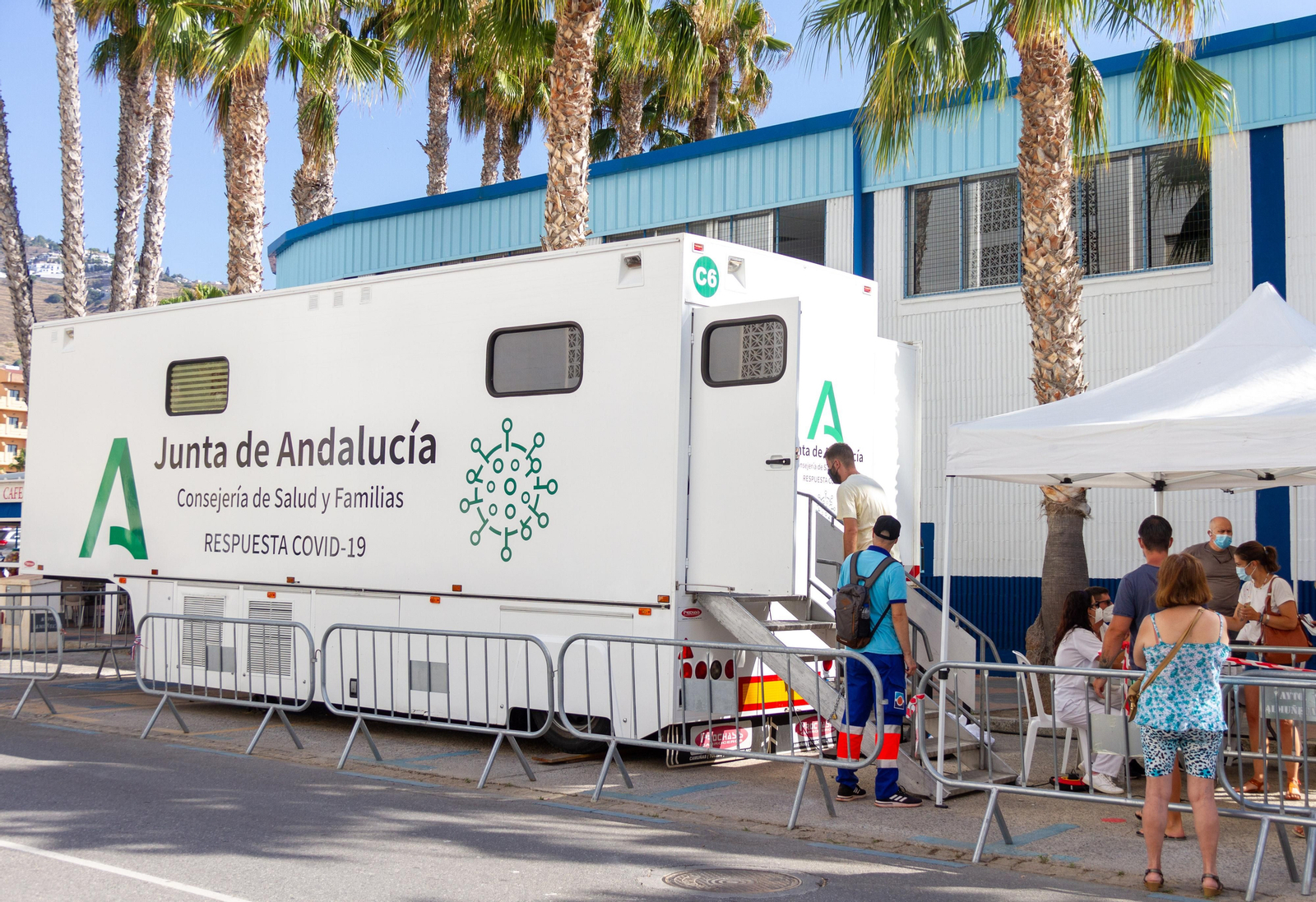 El área Sur de Granada vacuna sin cita previa a los de entre 40 y 69 años