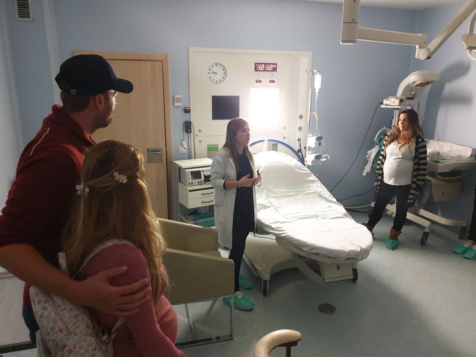 Visitas guiadas a embarazadas en el Hospital Quirónsalud Málaga.