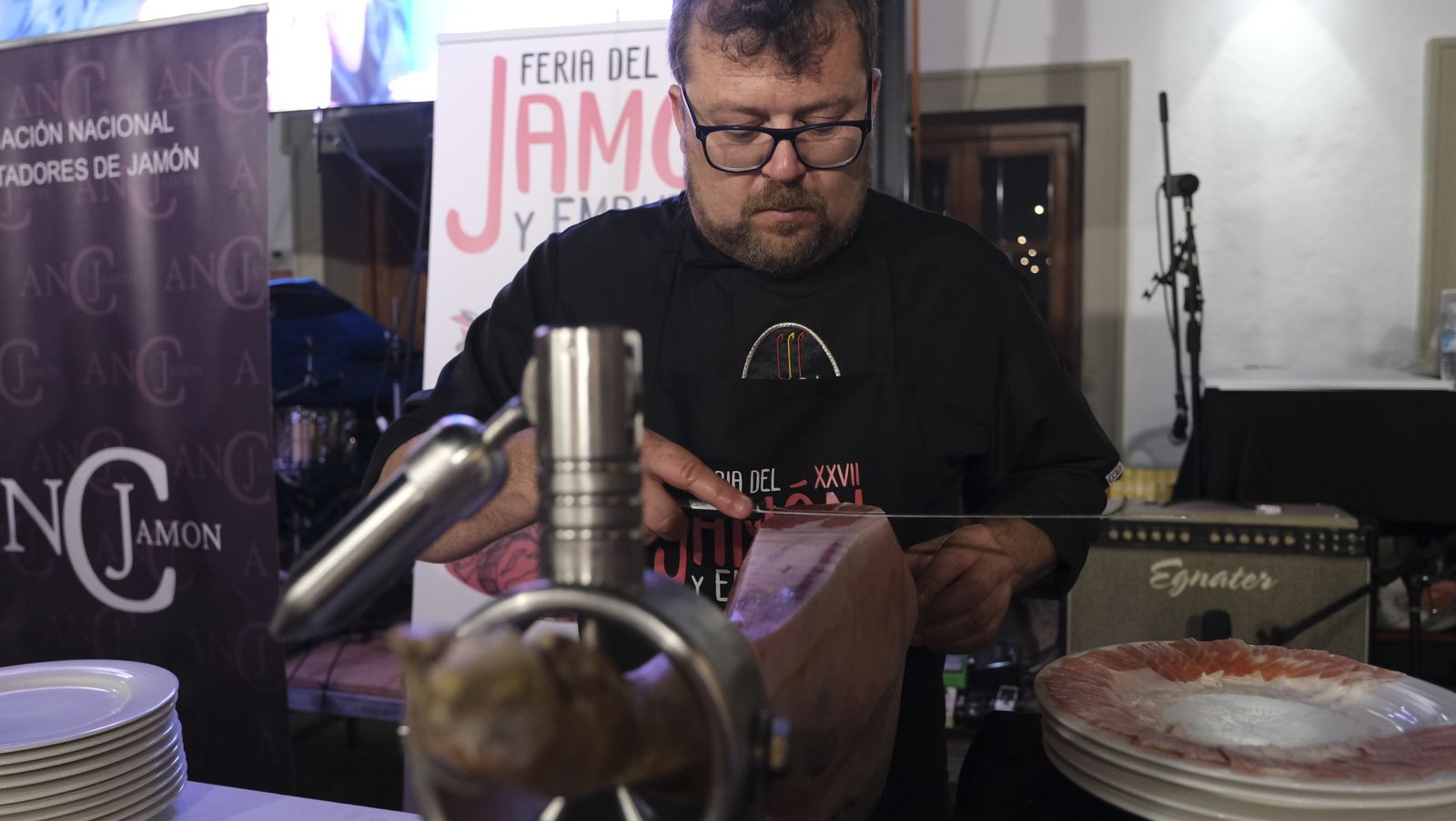 Imágenes del Concurso Nacional de Cortadores de Jamón de Serón