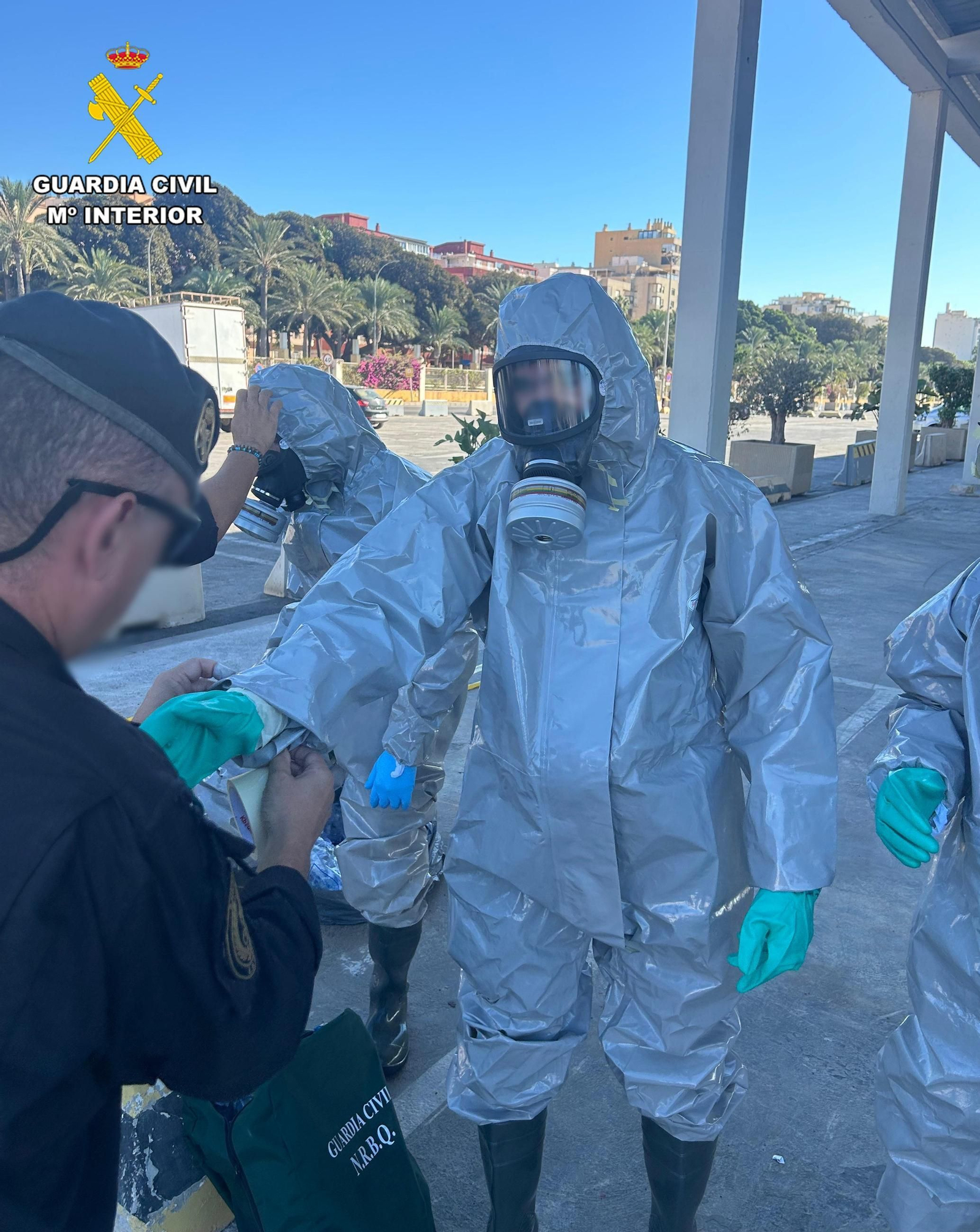 La Guardia Civil forma en Almería a 24 agentes frente a posibles amenazas NRBQ