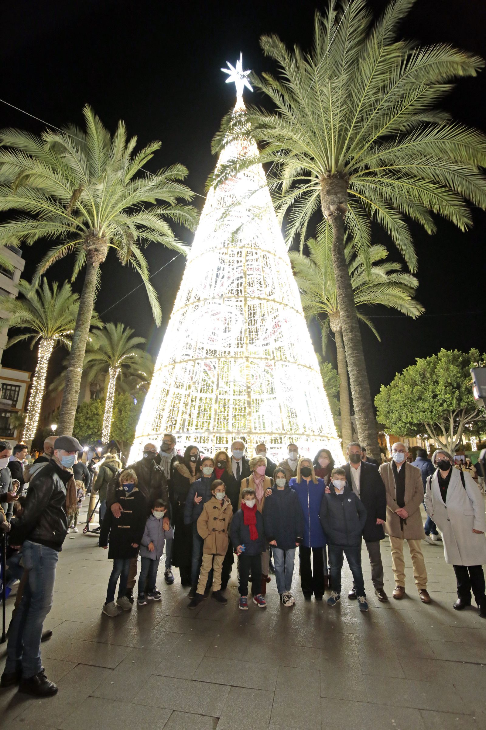 Jerez inaugura su alumbrado navideño