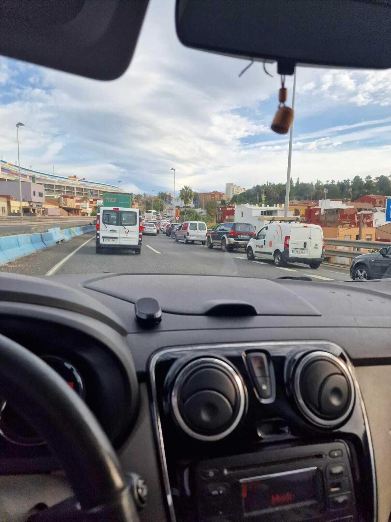 Las retenciones en Algeciras.