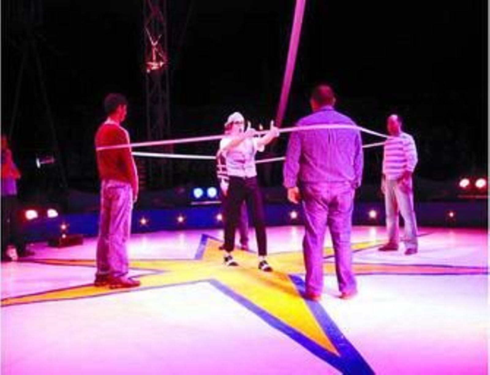 Hay diferentes números en el espectáculo.