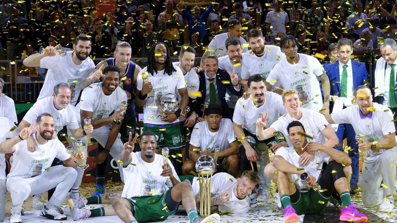 El Unicaja, campeón de Copa: Todas las imágenes del partido, la fiesta y la llegada a Málaga