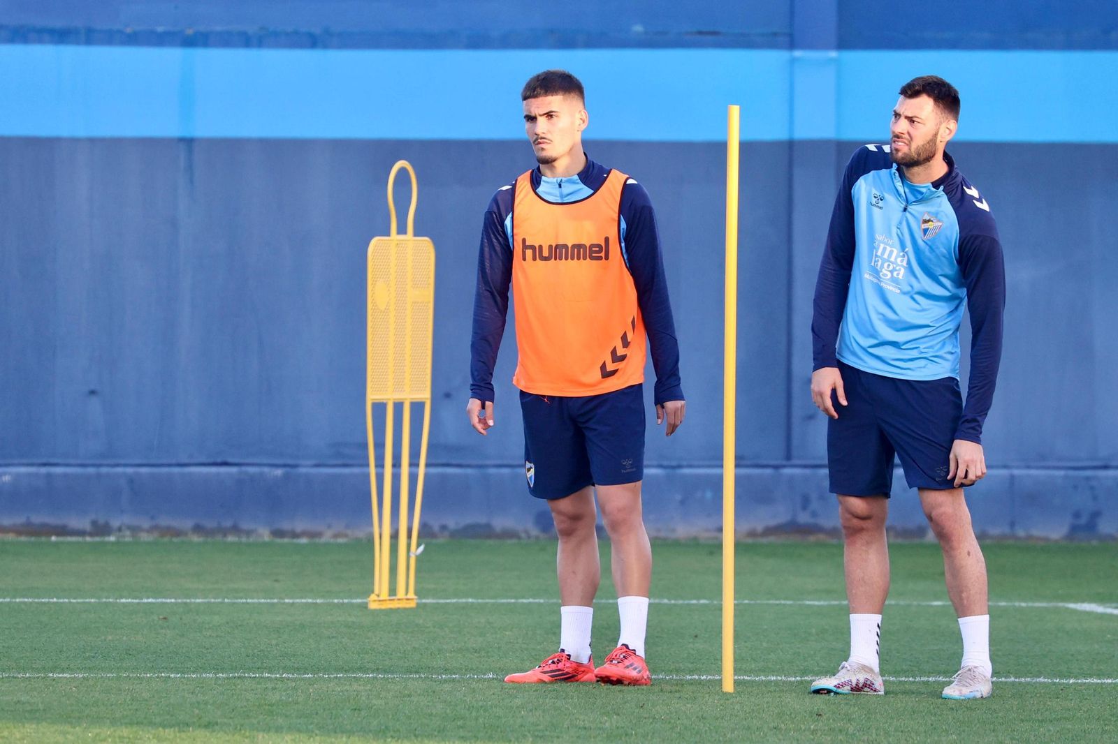 Kevin, novedad en el trabajo del Málaga CF