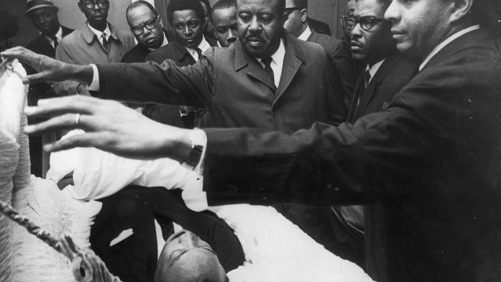 El cadáver de Martin Luther King.