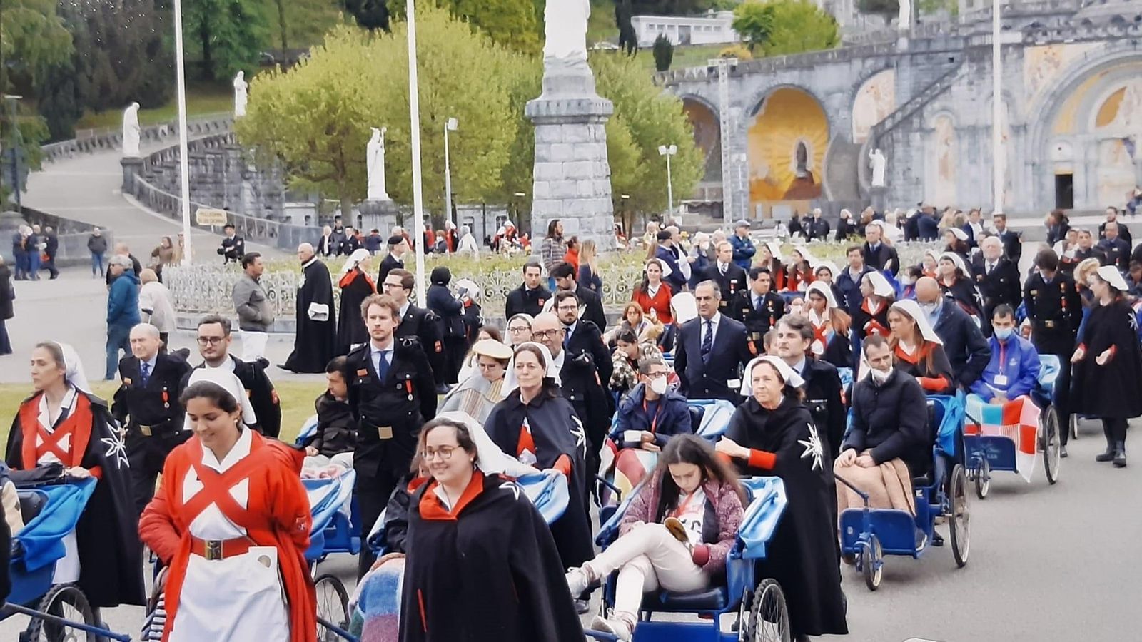 Peregrinación en Lourdes, 2022 Peregrinación en Lourdes, 2022