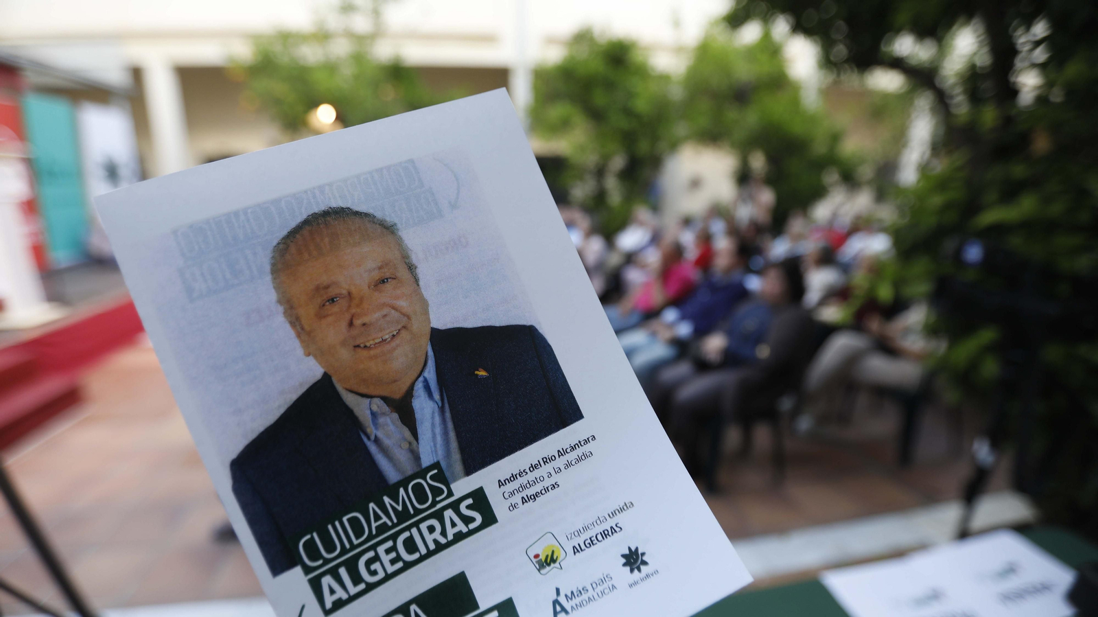 El candidato Andrés del Río, se presenta en la confluencia de izquierdas en Algeciras