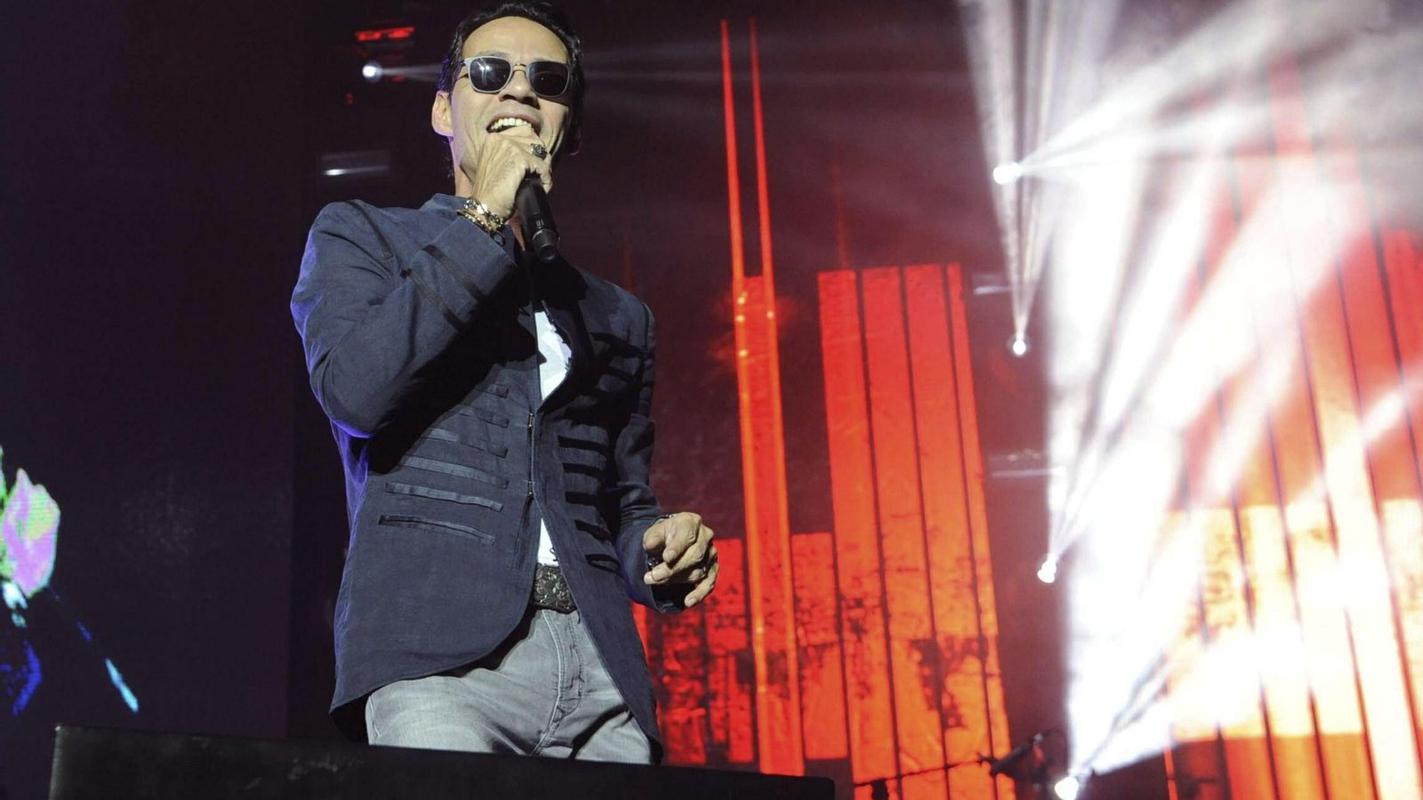 Marc Anthony, en un concierto en Marbella en 2016.