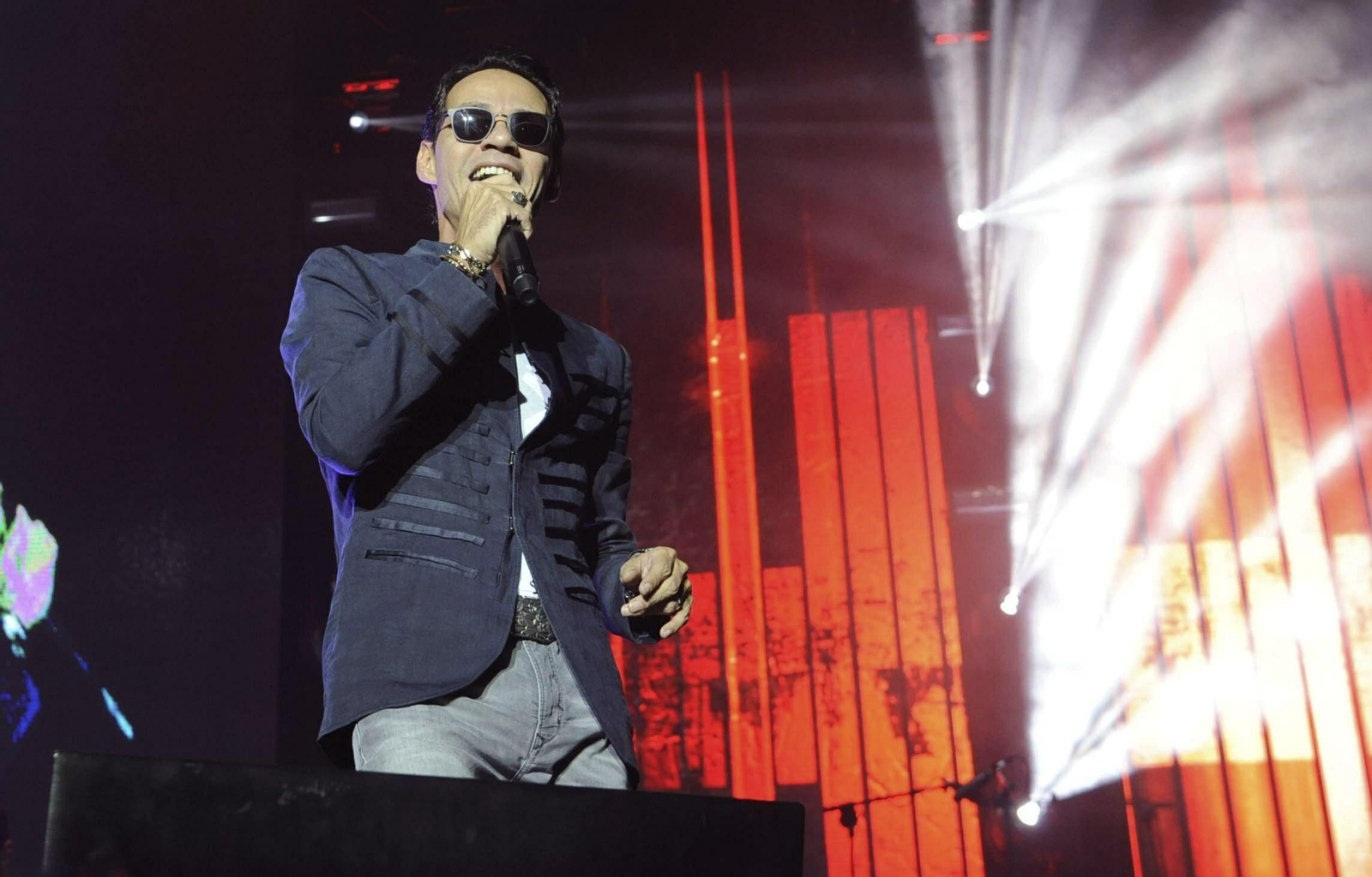 Marc Anthony, en un concierto en Marbella en 2016.