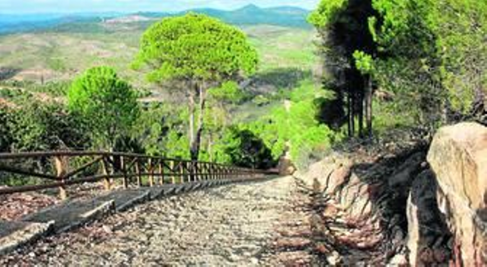 La Fija -arriba-, el puente sobre el Tintillo -izquierda- y el Puente Chapa -derecha-.