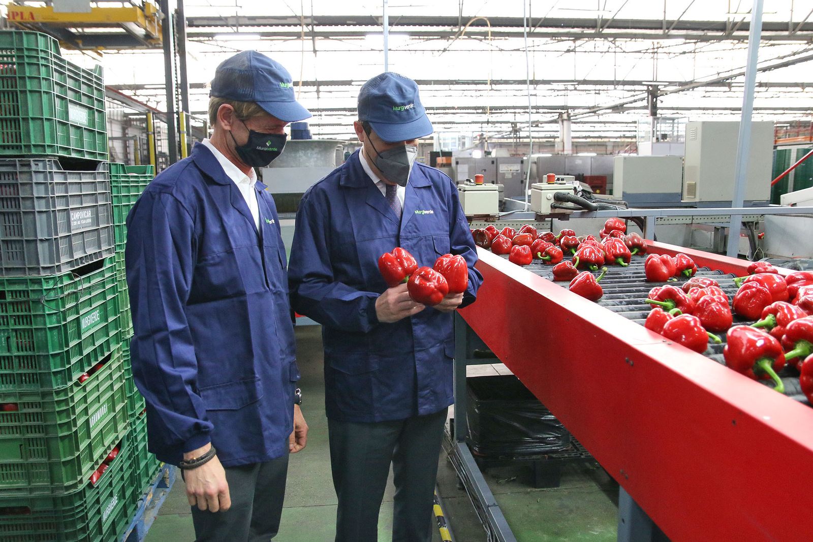 Fotogalería Juanma Moreno visita la cooperativa Murgiverde