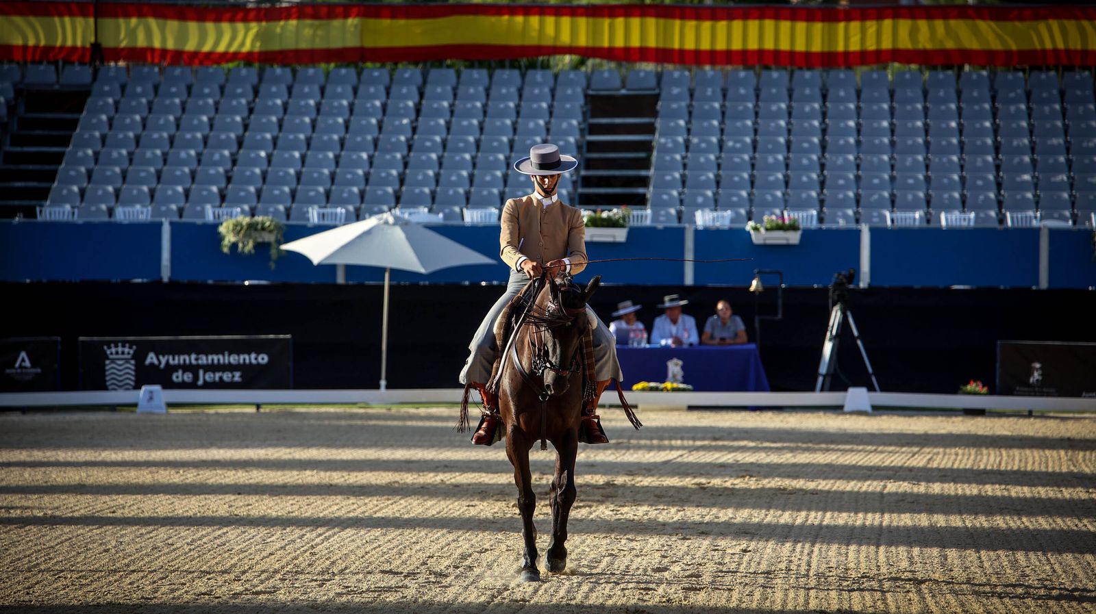 Una imagen reciente de un concurso de doma vaquera en Jerez.