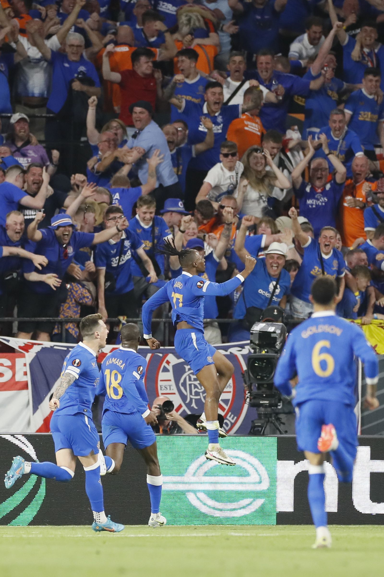 Las imágenes del Entracht-Rangers