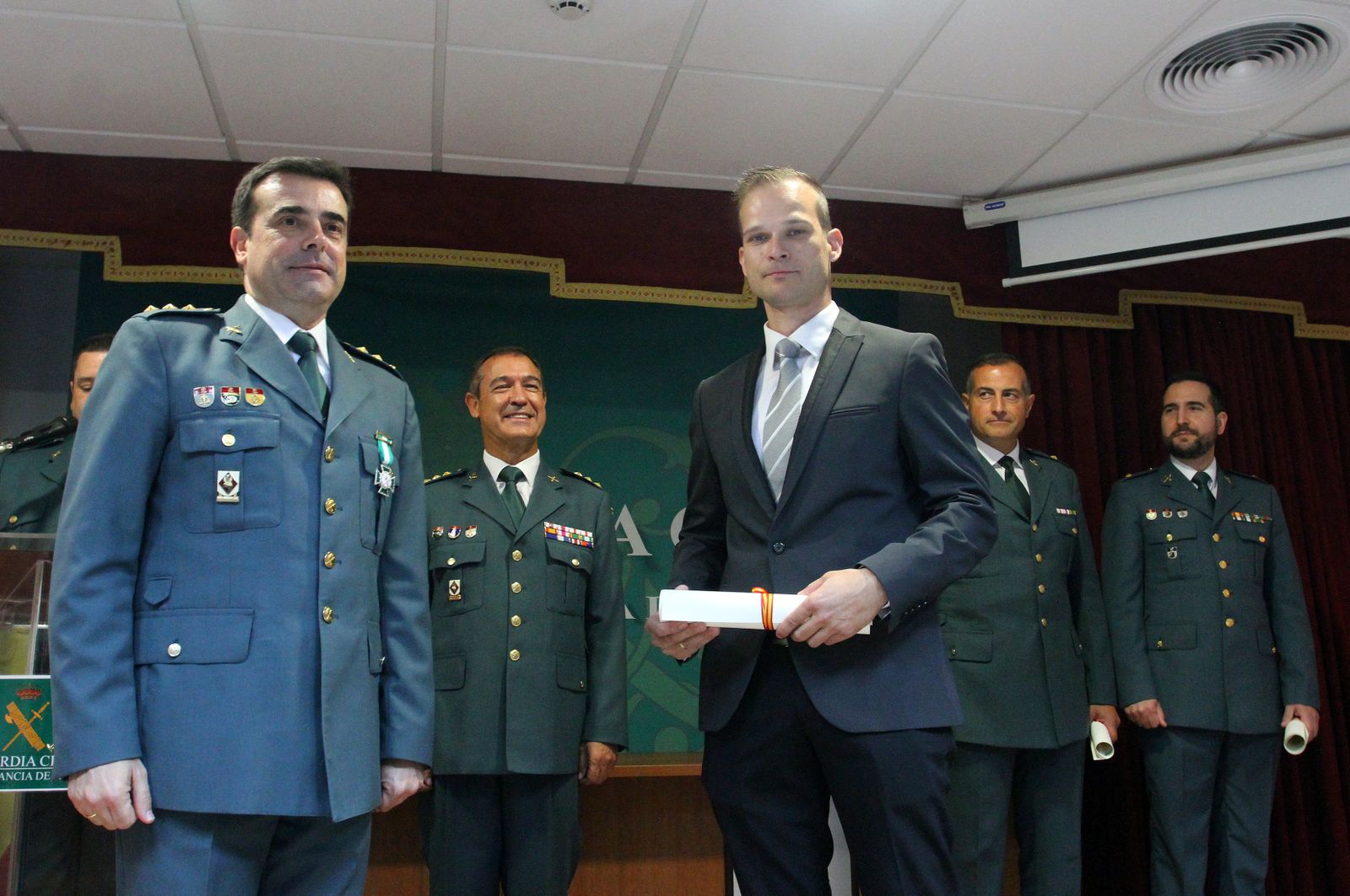 Imágenes del acto de celebración del 173 aniversario de la fundación de la Guardia Civil.