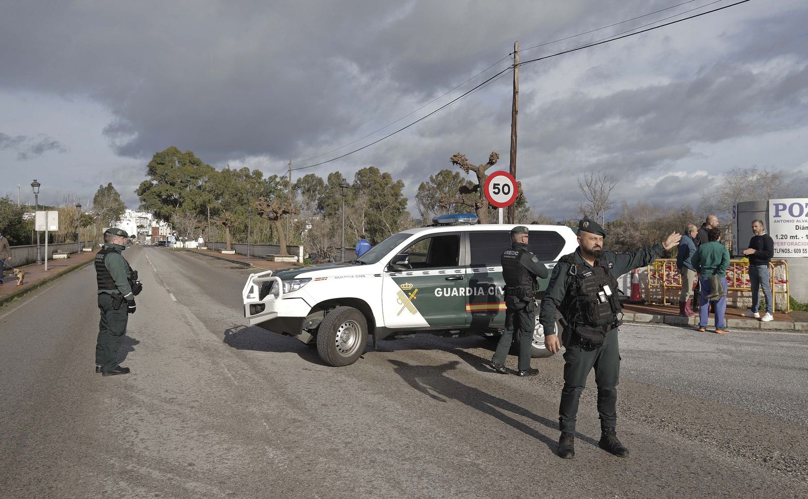 San Martín del Tesorillo después de la borrasca Marta, en imágenes