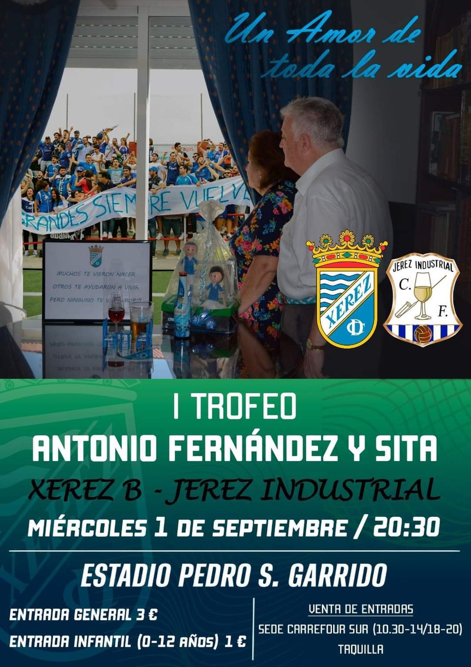 Cartel del I Trofeo Antonio Fernández y Sita.