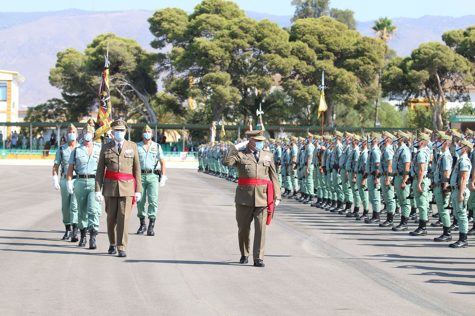 Fotogalería El Jefe del Estado Mayor del Ejército preside el acto conmemorativo del CI aniversario de La Legión