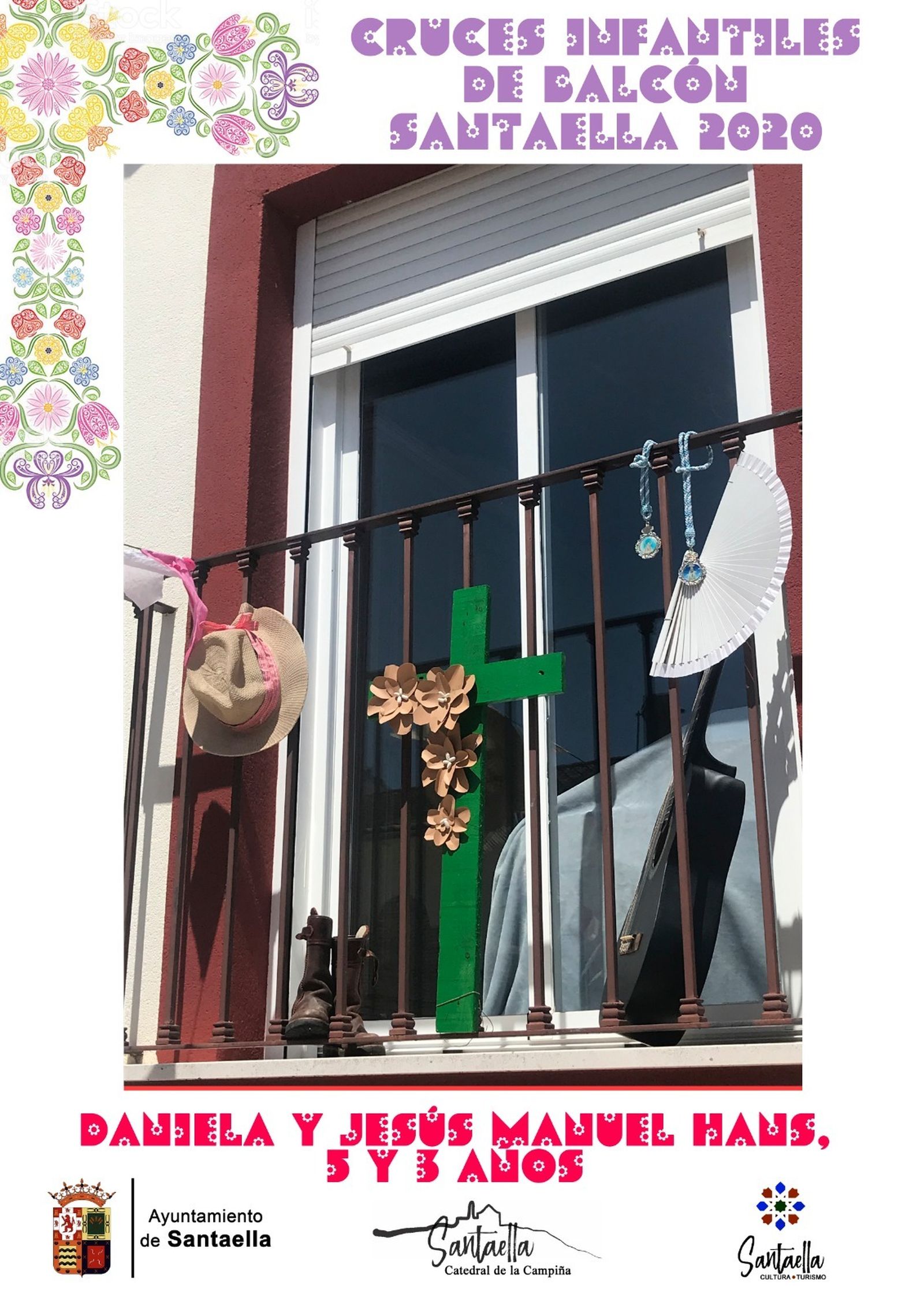 Así son las Cruces de Mayo de los niños de Santaella