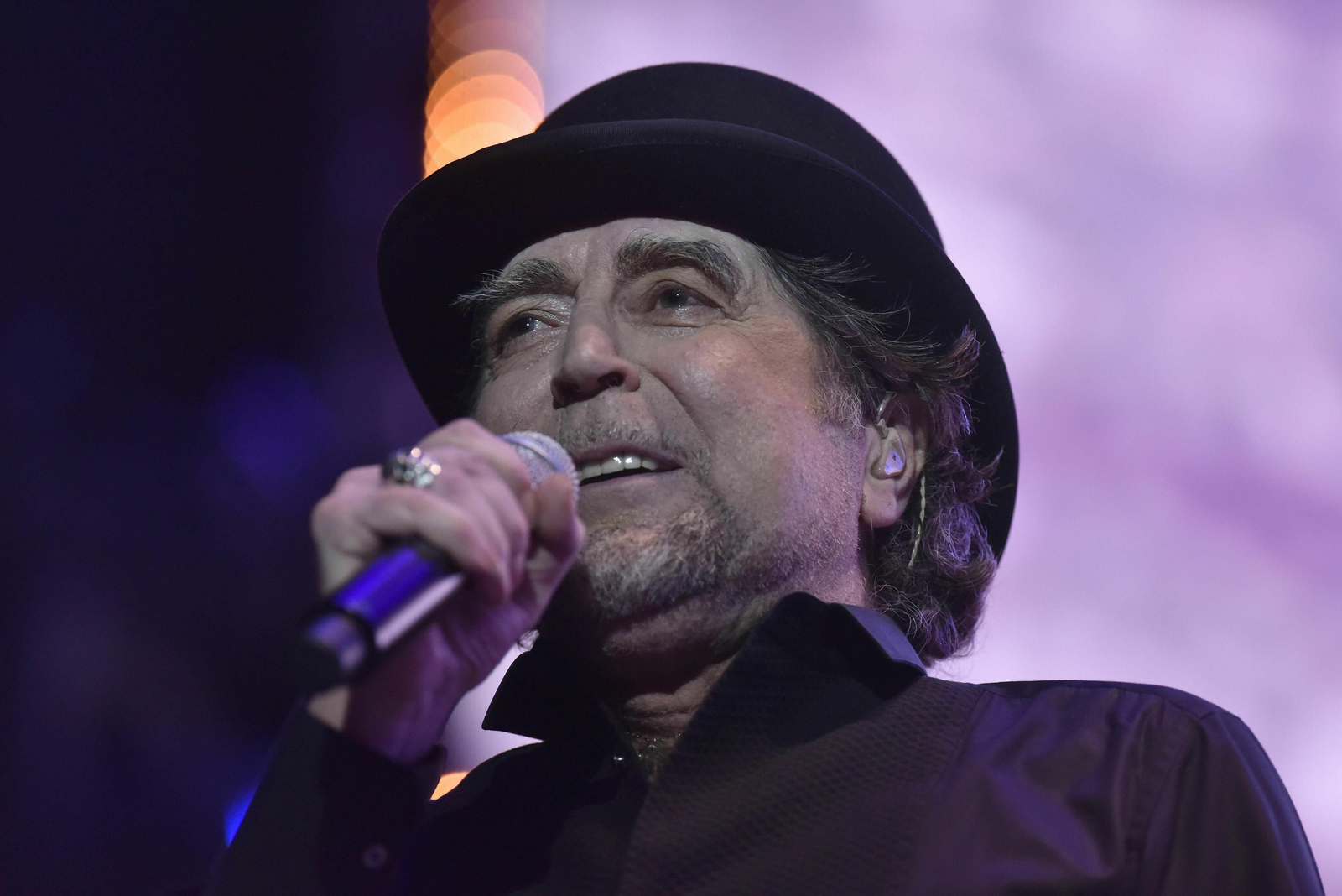 Joaquín Sabina, durante un concierto en el año 2017.