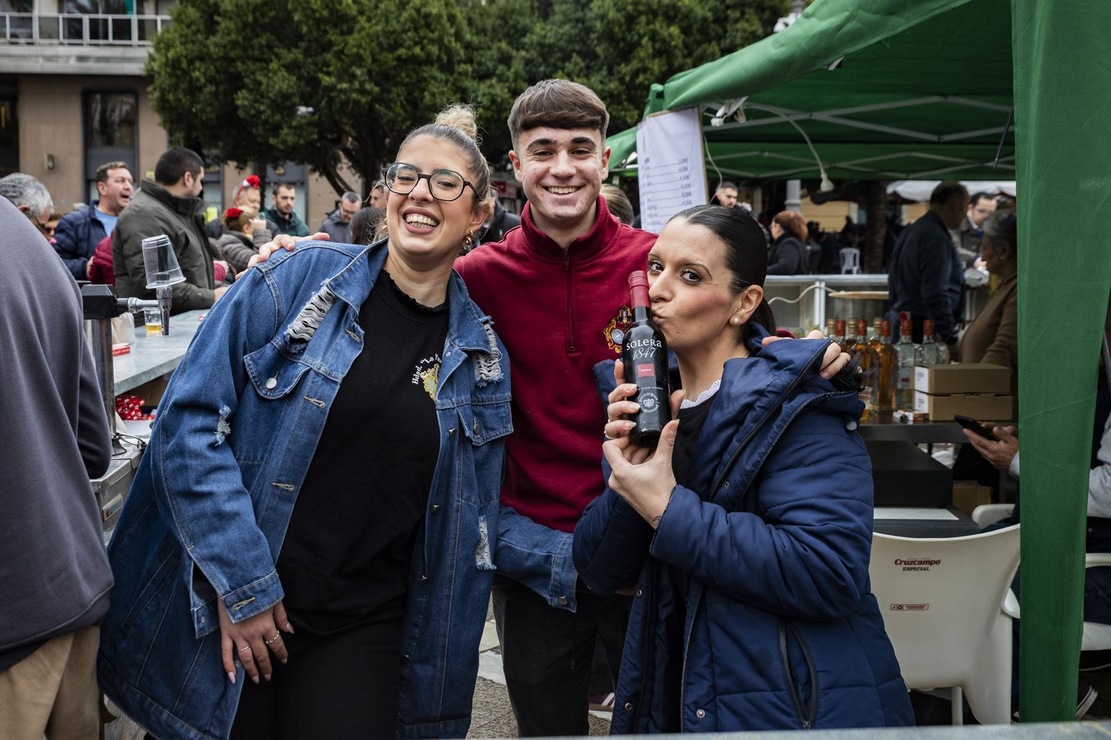 Imágenes del ambiente navideño del 24 de diciembre en Jerez