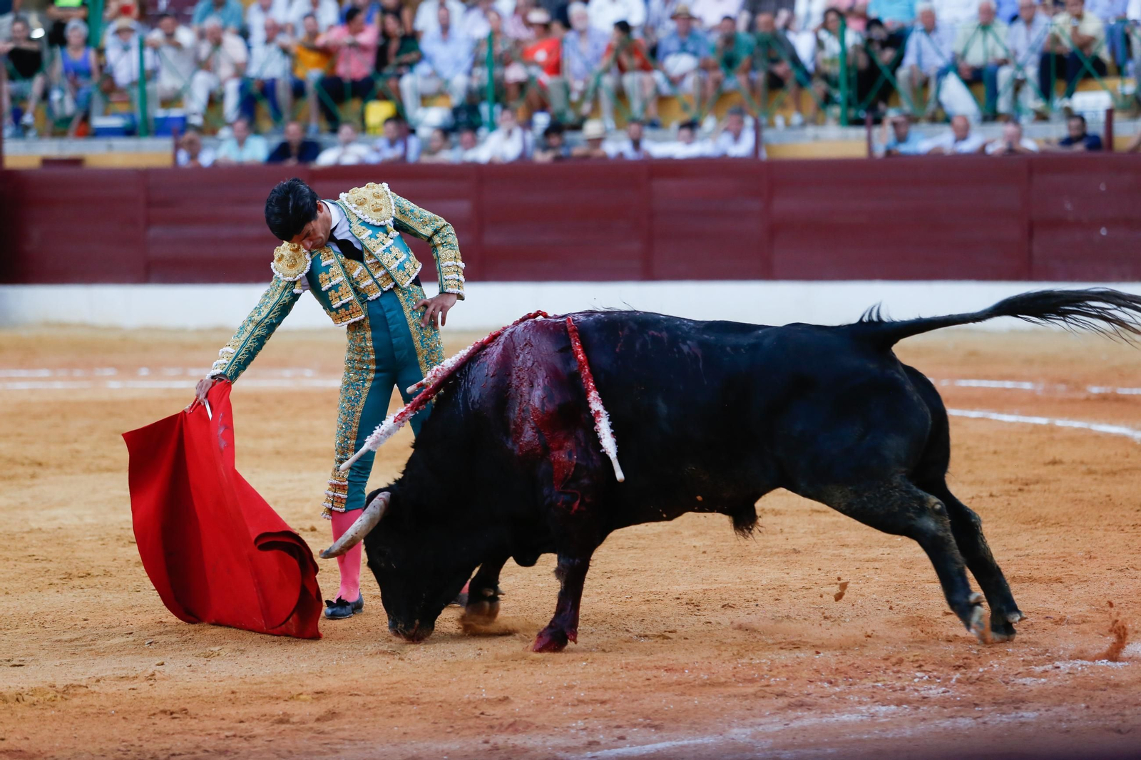 Fotos del mano a mano entre Roca Rey y Pablo Aguado en La Línea