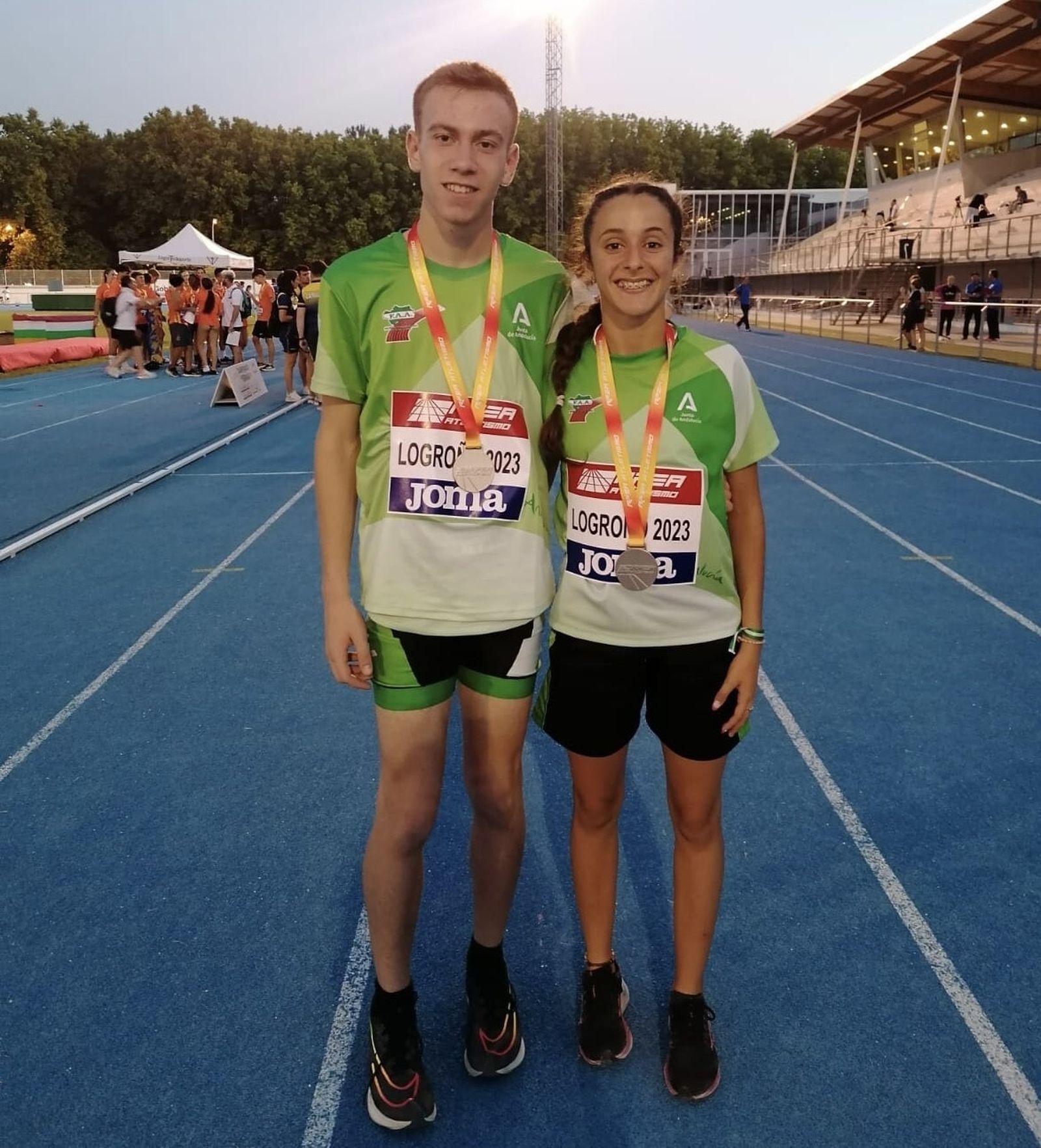 Sergio Márquez y Marina Delgado, del Bahía.