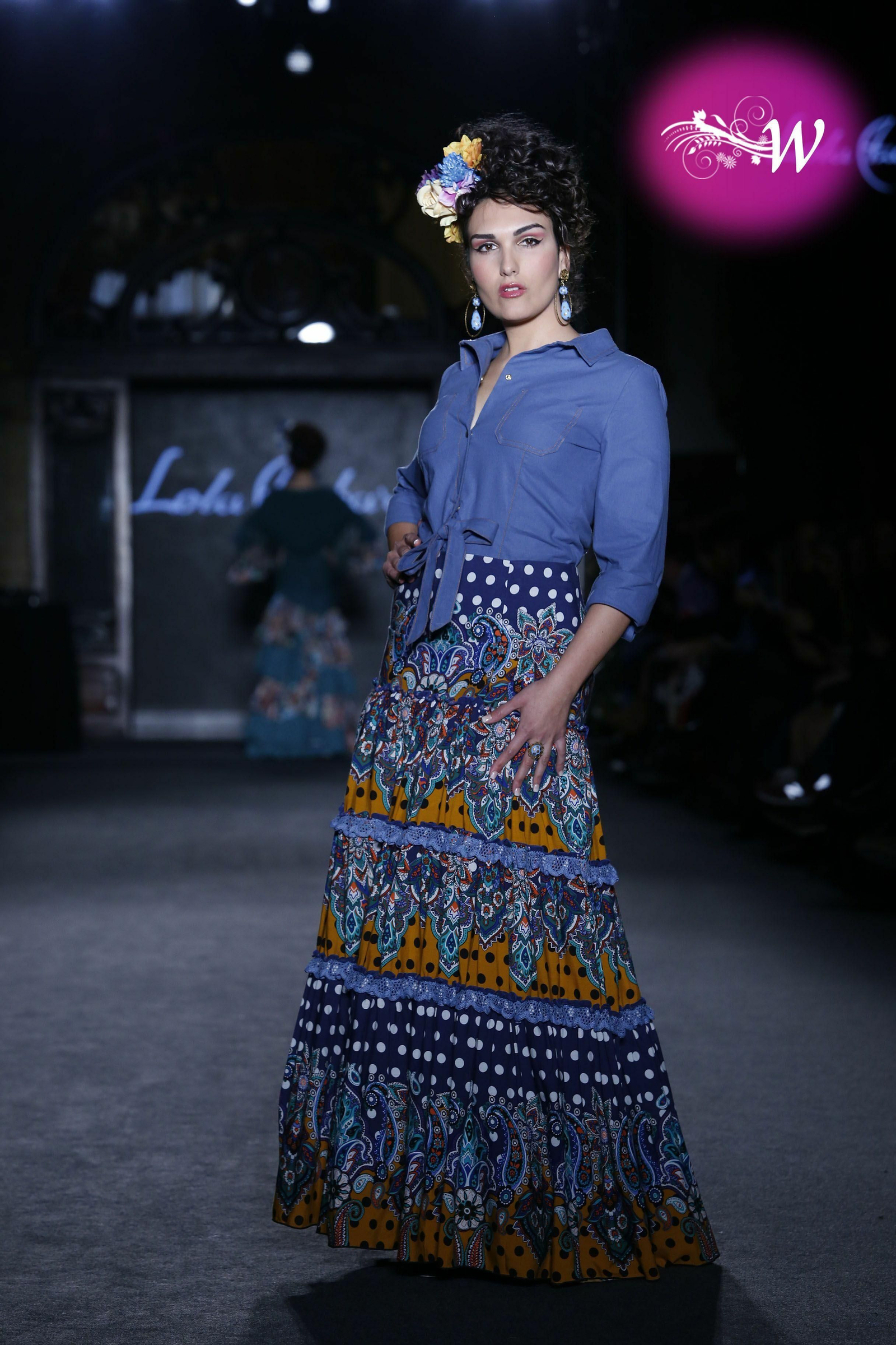 Lola Azahares en We Love Flamenco 2020, todas las fotos del desfile