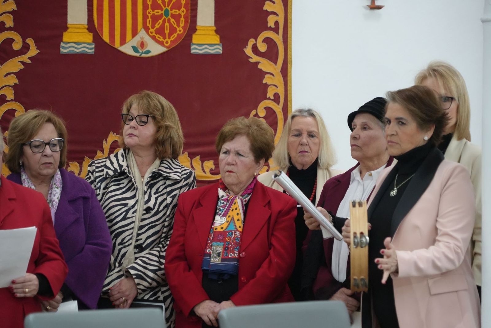 Actuación musical de la asociación de mujeres Zenobia