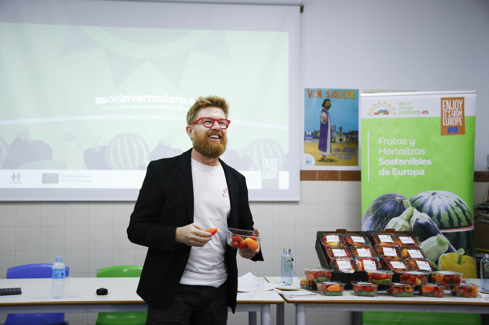 II Tour Educativo en Almería ‘Es de Invernadero. Frutas y Hortalizas Sostenibles de Europa’ con chef Daniel del Toro, en imágenes