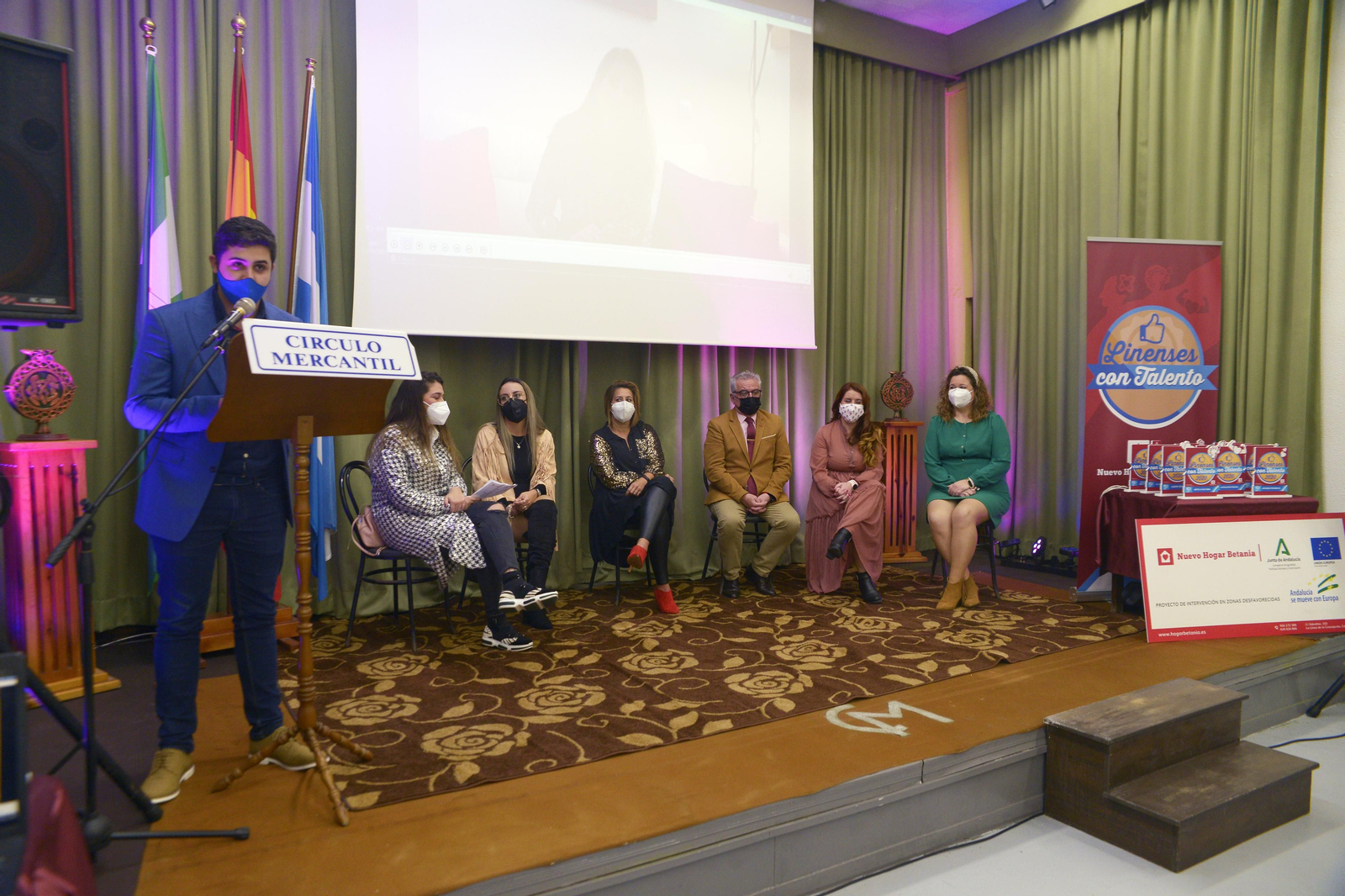 Acto de entrega de prémios linenses con talento.