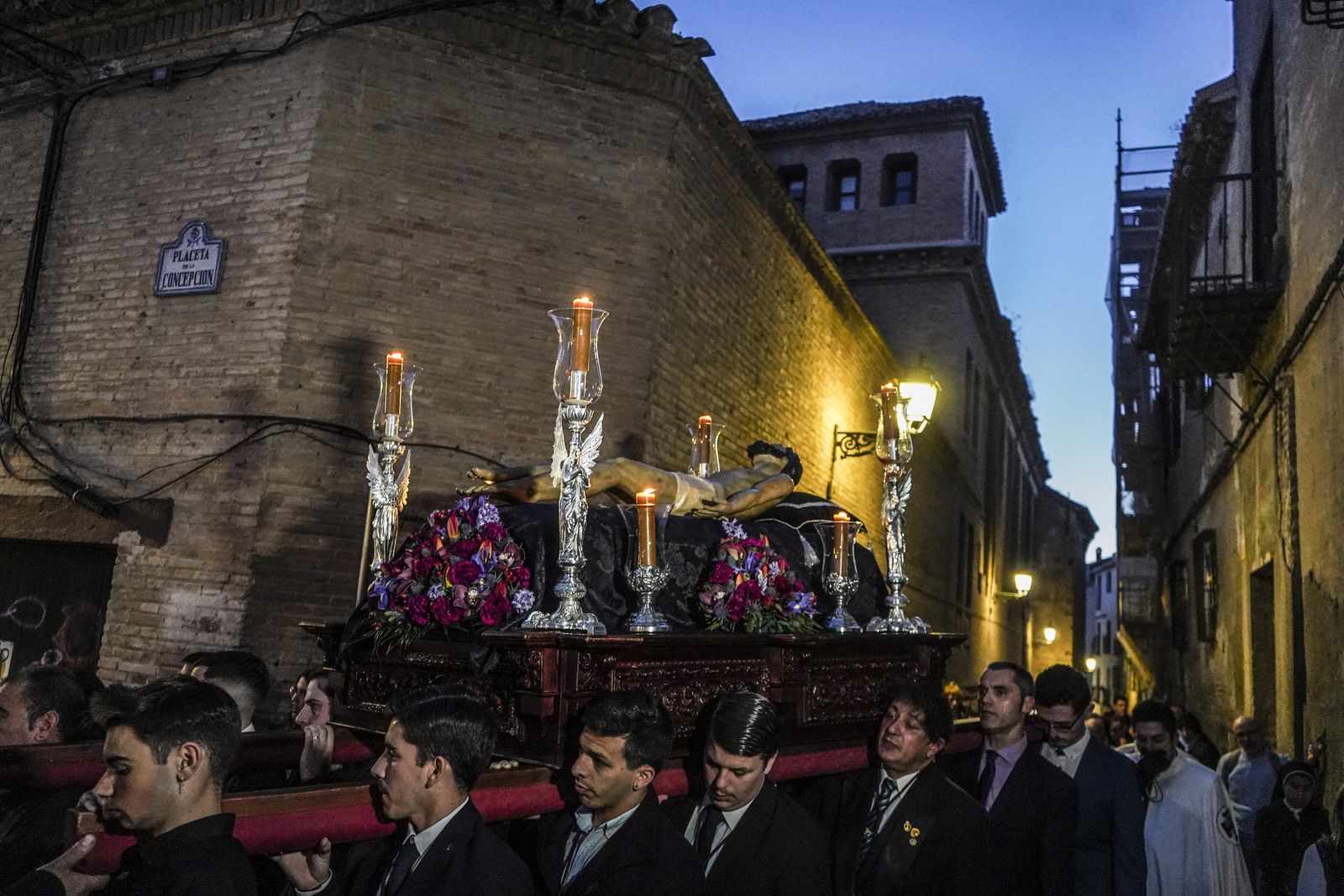Así fue el vía crucis del Santo Sepulcro