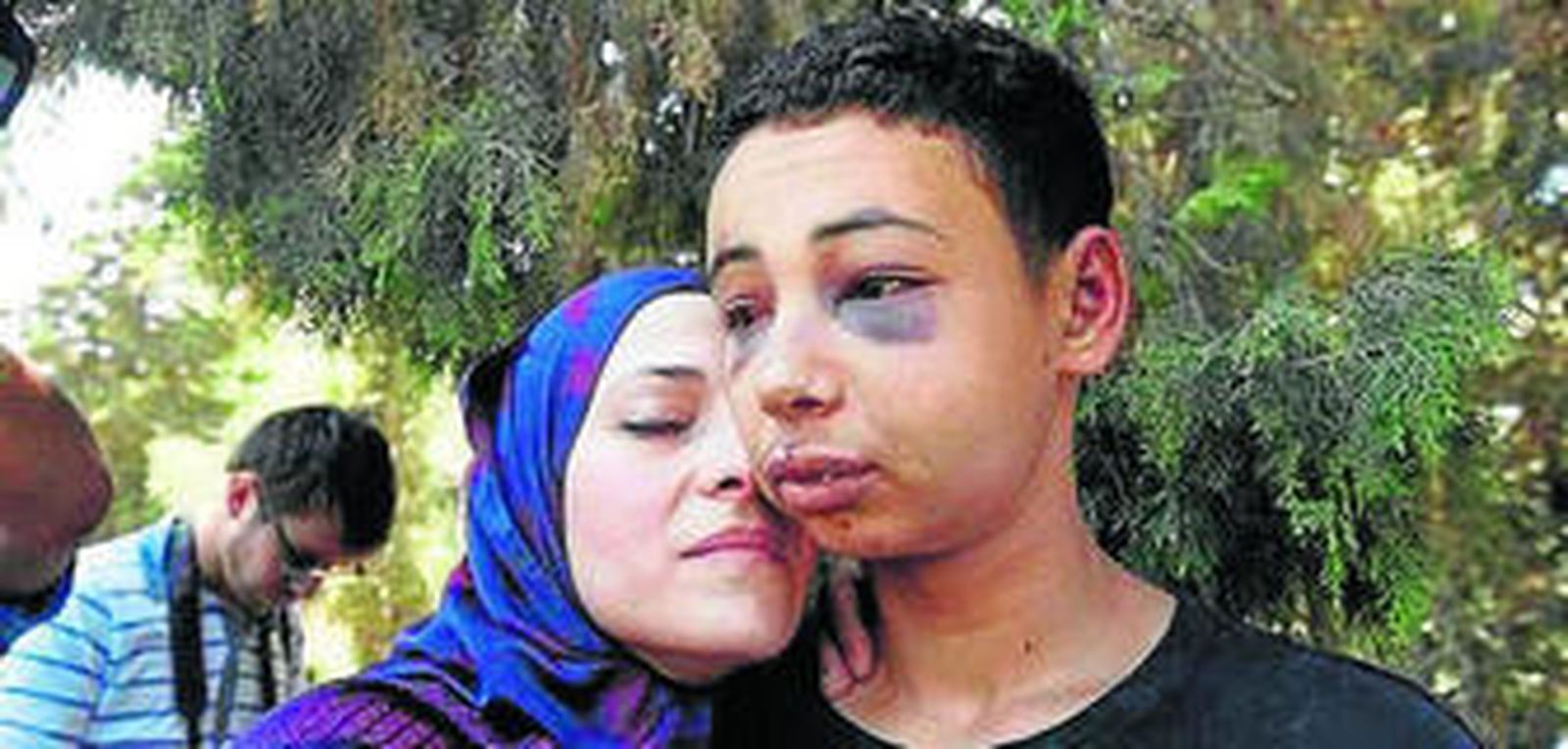 Tariq Abu Jedir, primo del joven palestino asesinado la semana pasada.