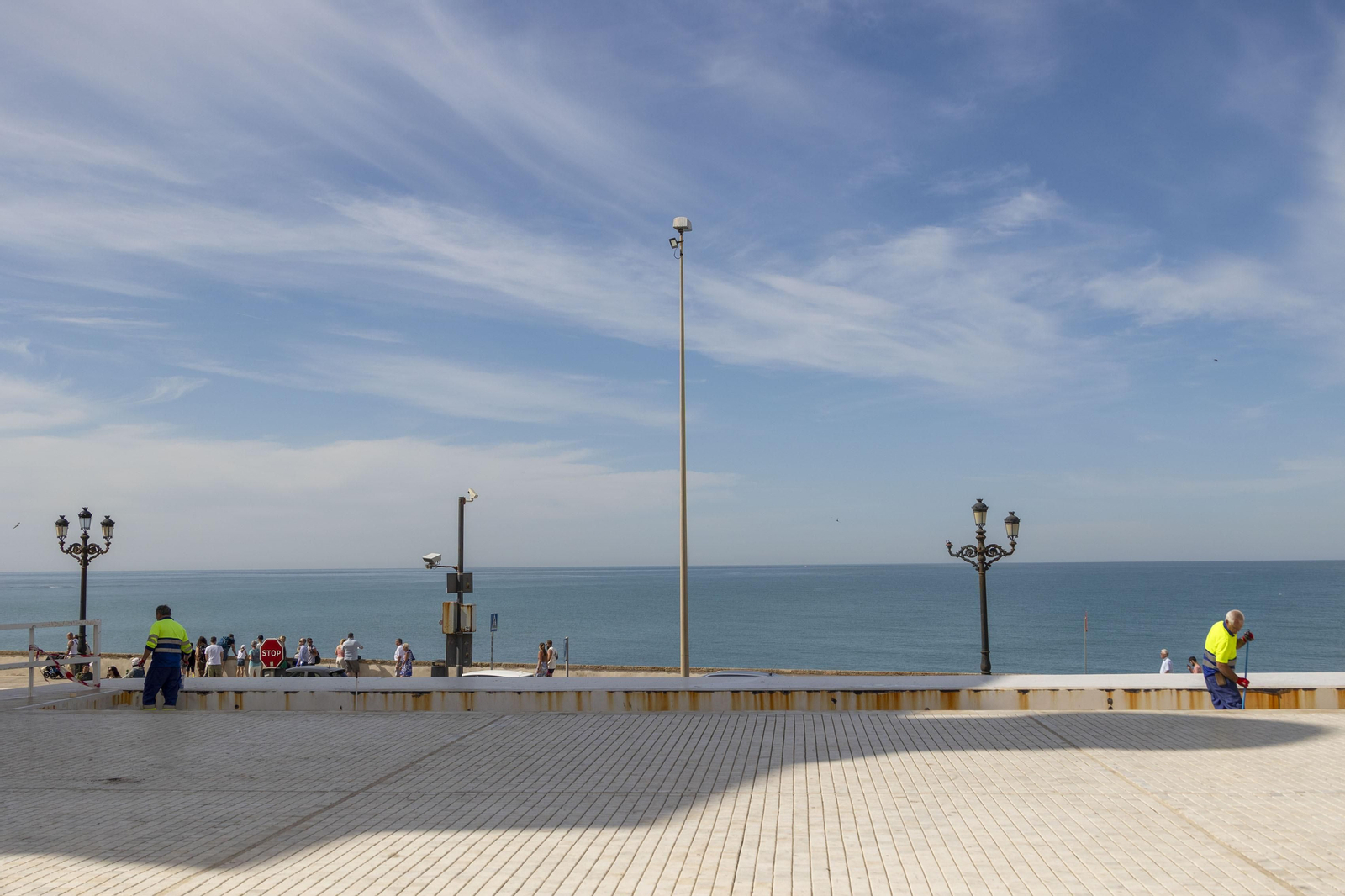 Las imágenes del mal estado de los paseos de Cádiz