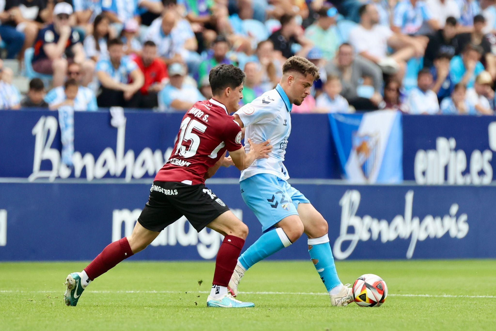 El Málaga CF - Mérida, en fotos