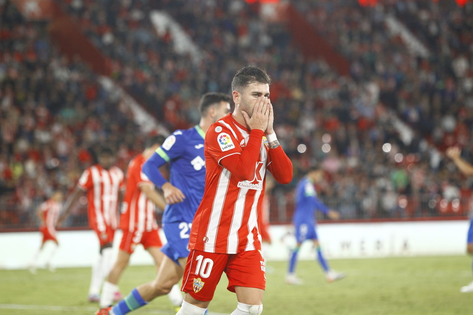 Imágenes del partido de fútbol U.D. Almería-Getafe C.F.