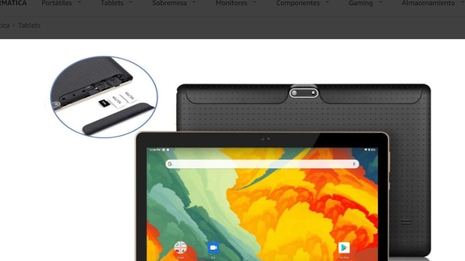 Tablet Beista de Amazon.