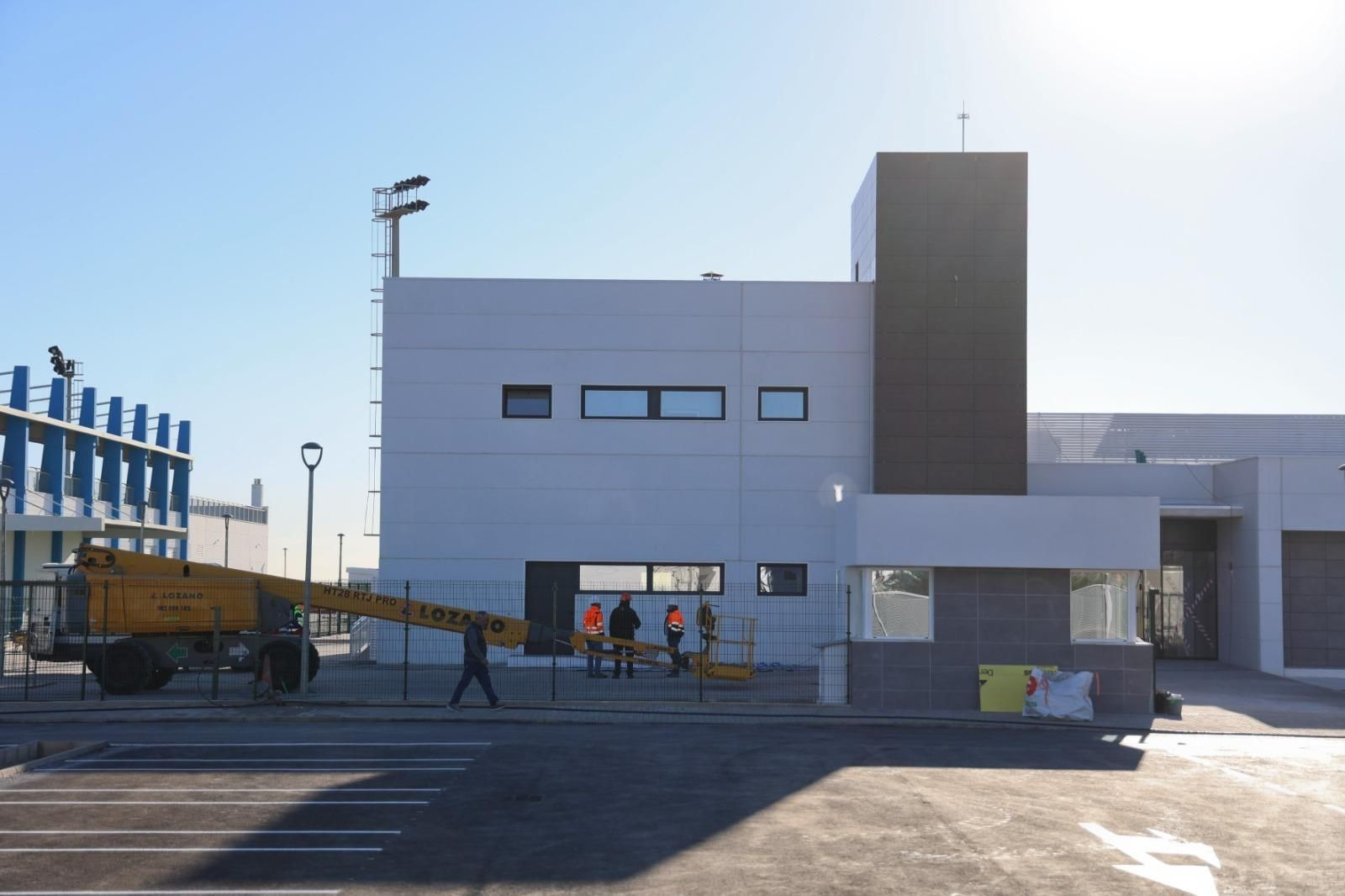 Así van las obras de La Academia del Málaga a días de su inauguración