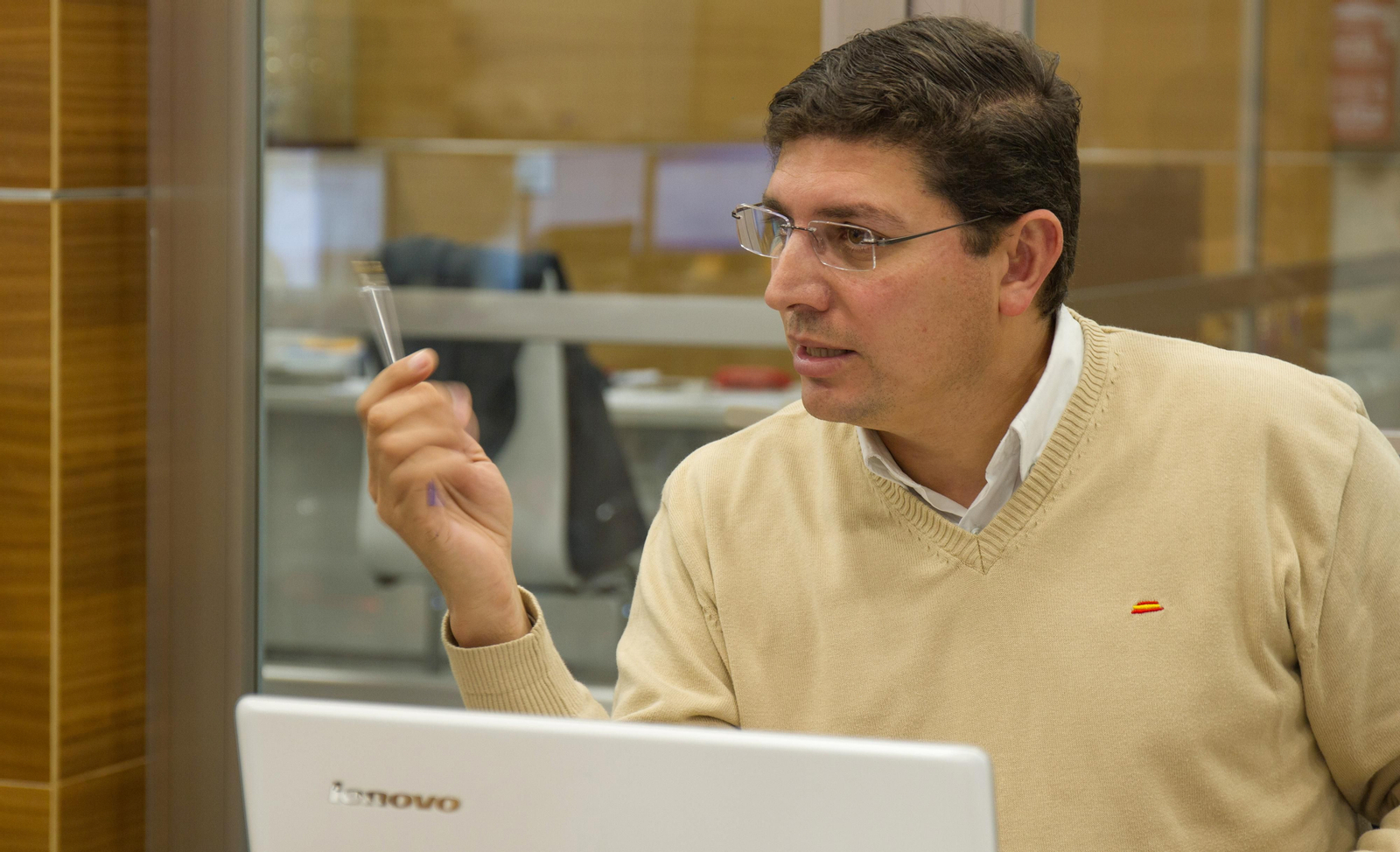 Juan José Cruz, gerente de Earis & Berrypro. Juan José Cruz, gerente de Earis & Berrypro.