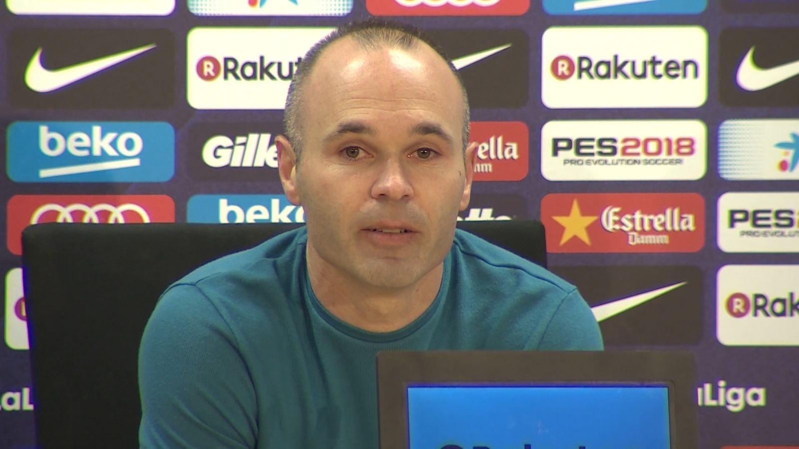 El adiós de Andrés Iniesta, en imágenes