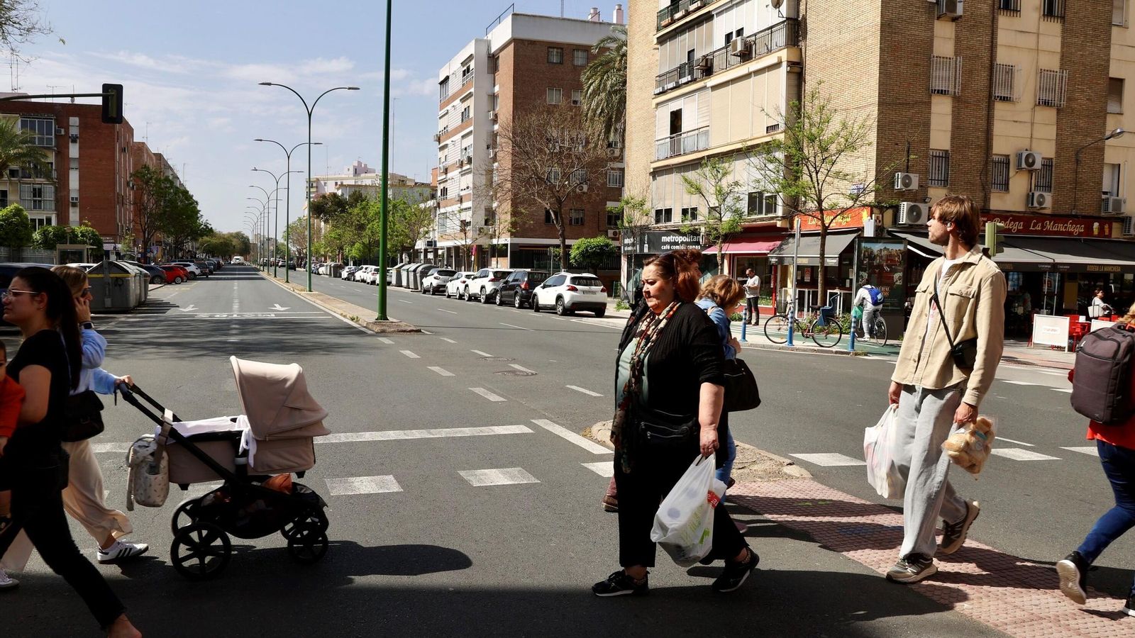 Otra vista de Doctor Fedriani meses antes de la llegada de las obras del Metro