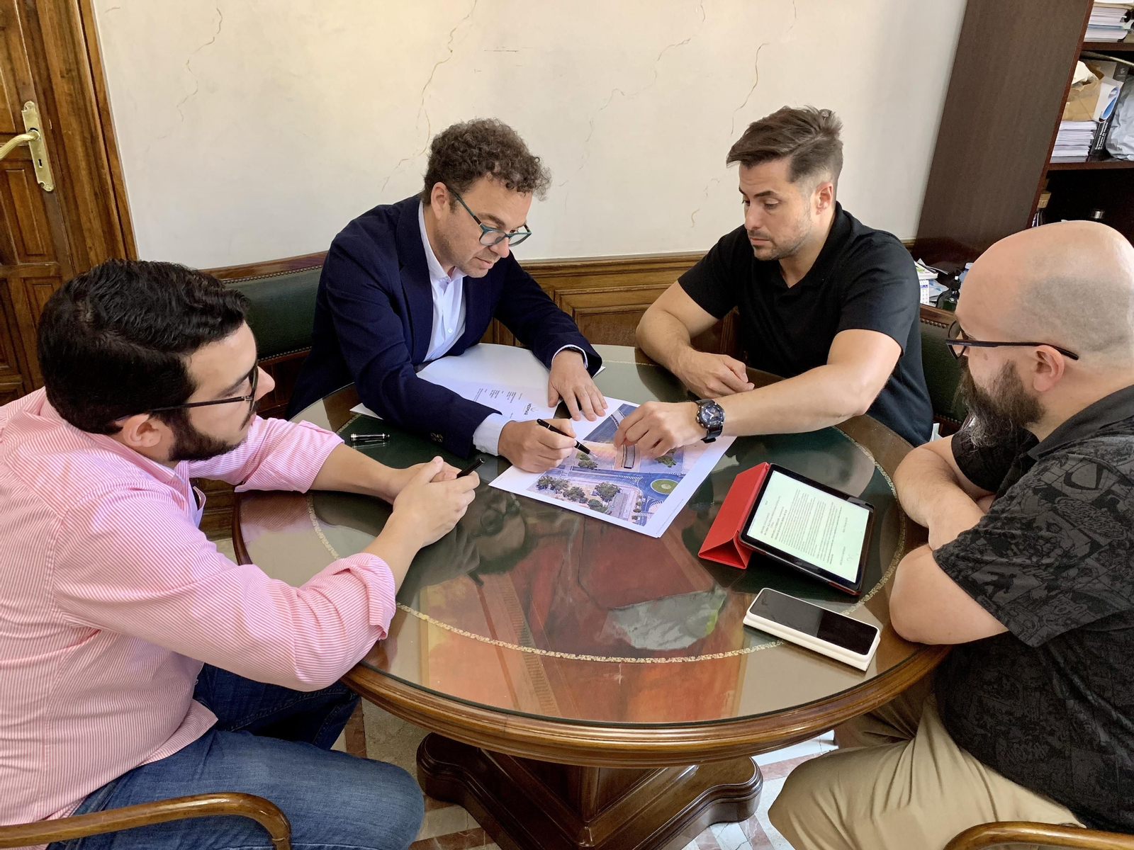 Reunión para abordar la Velada de la Virgen del Carmen