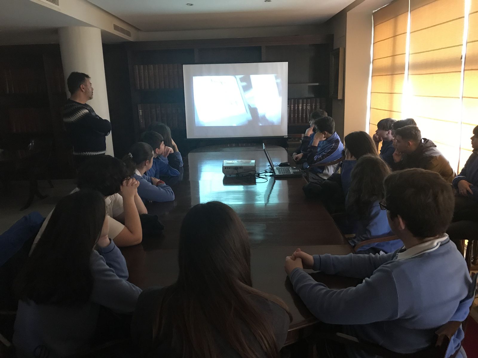 Visita del colegio San Vicente de Paúl