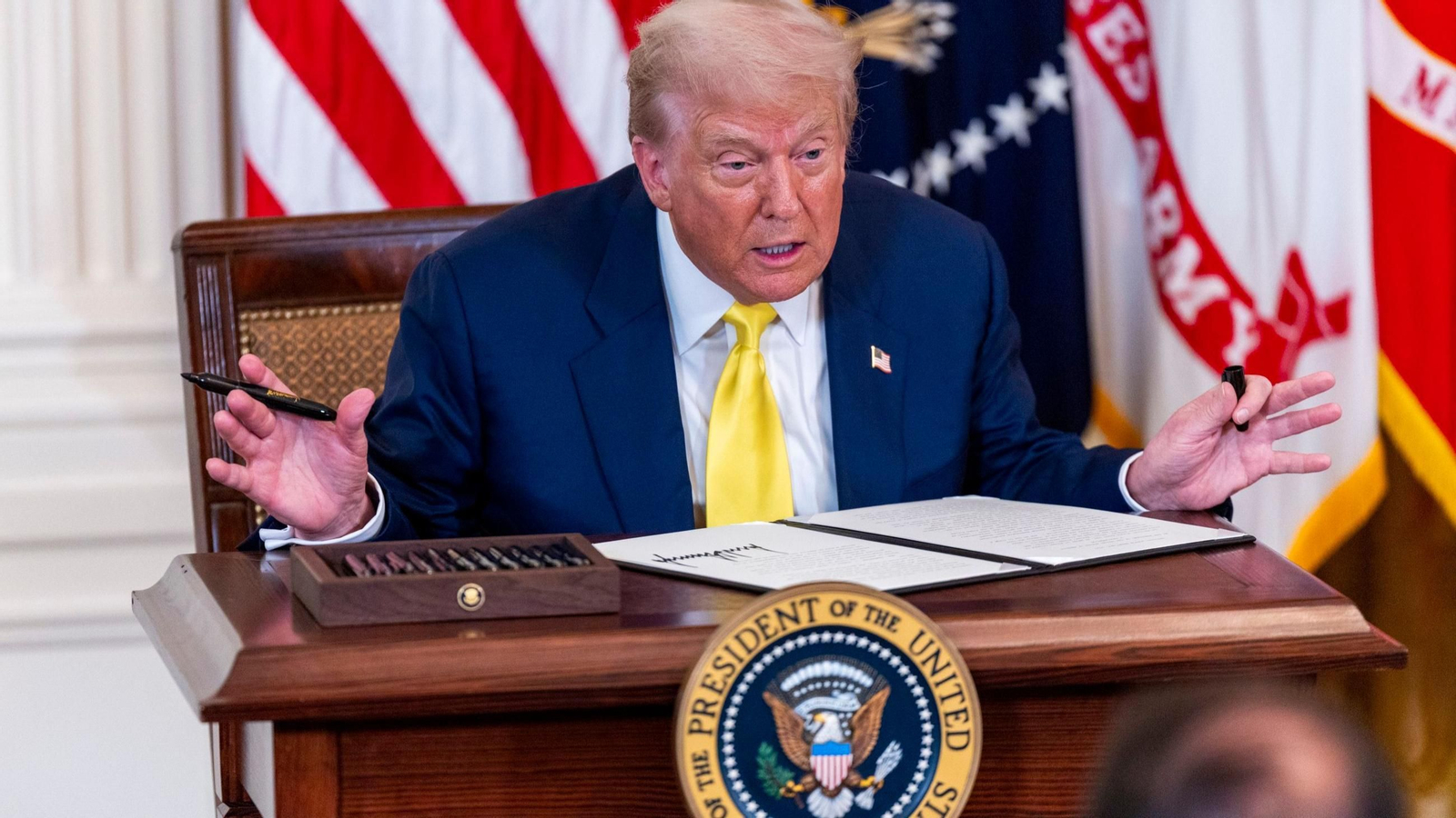 El presidente de Estados Unidos, Donald Trump.